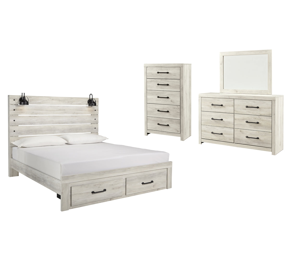 Cambeck Beige Panel Bedroom Set