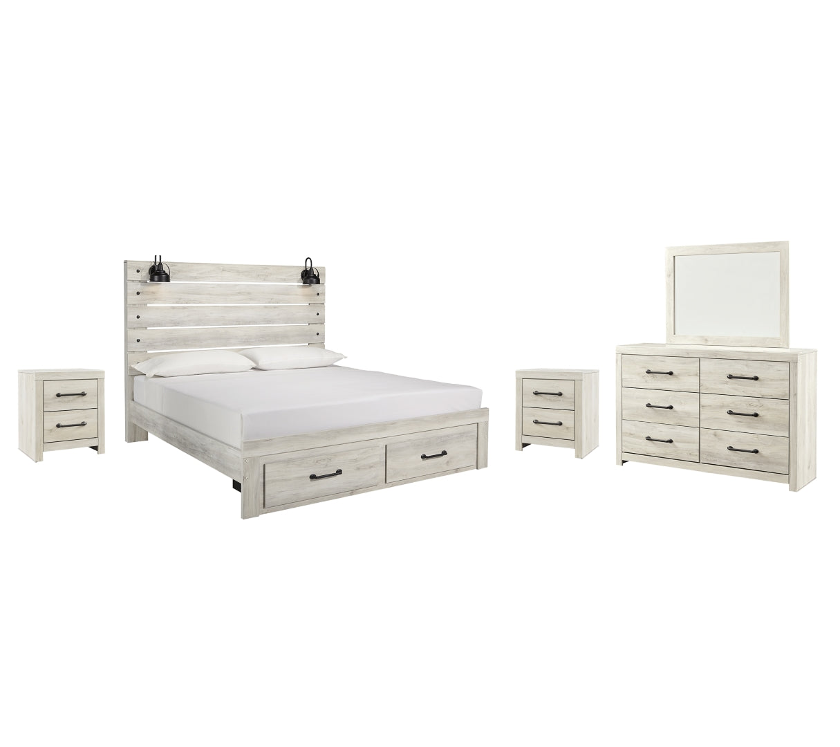 Cambeck Beige Panel Bedroom Set