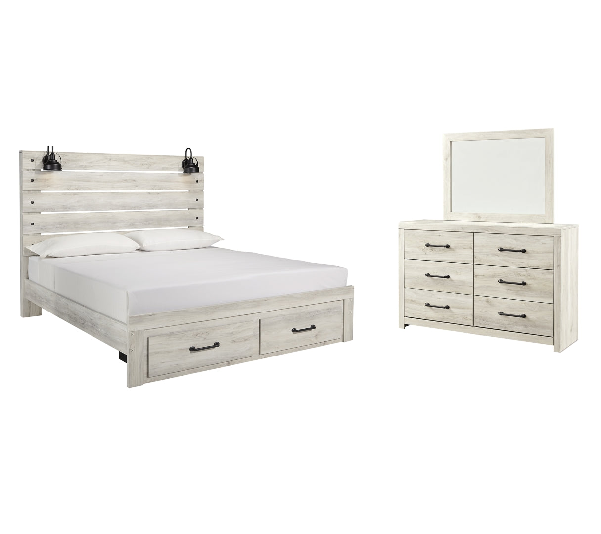 Cambeck Beige Panel Bedroom Set