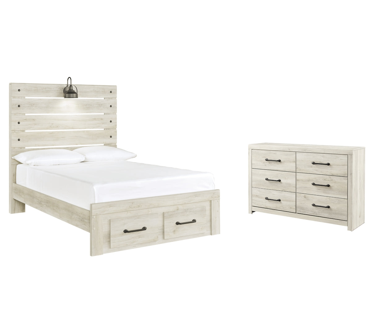 Cambeck Beige Panel Bedroom Set