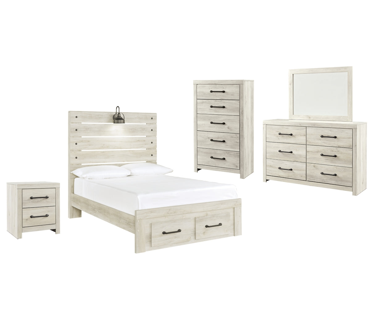 Cambeck Beige Panel Bedroom Set