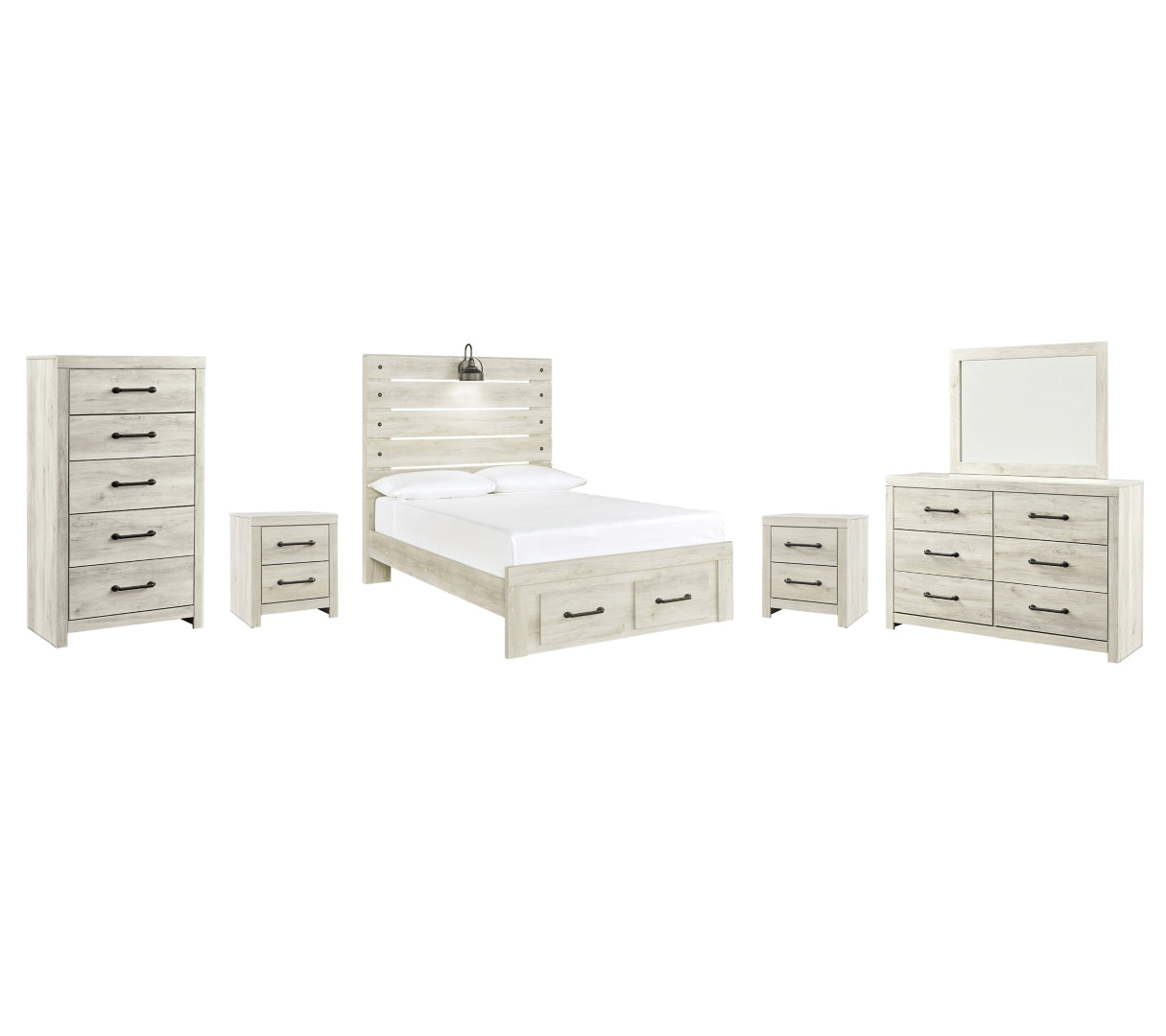 Cambeck Beige Panel Bedroom Set