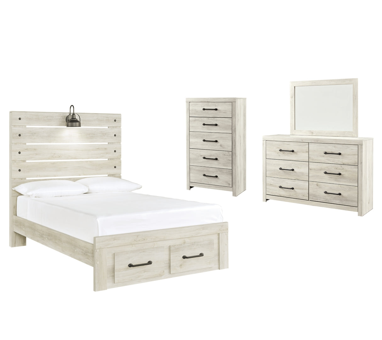 Cambeck Beige Panel Bedroom Set