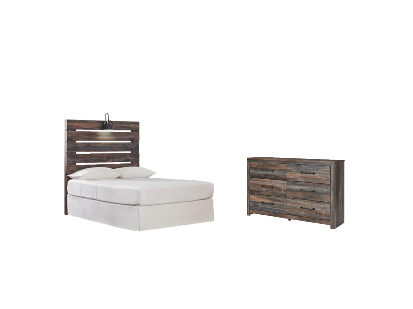 Drystan Twin Panel Bed with Dresser and Nightstand