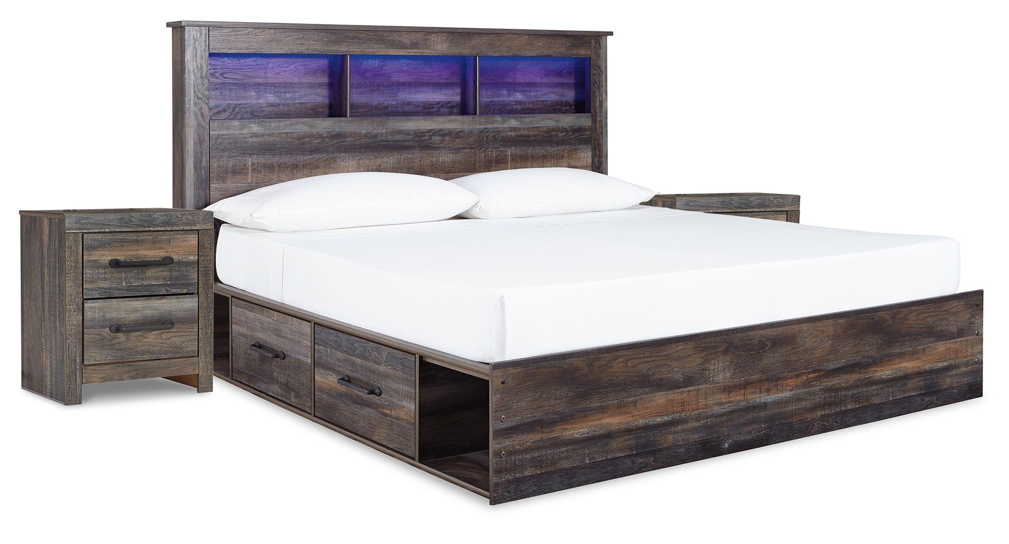 Drystan King Bookcase Bedroom Set