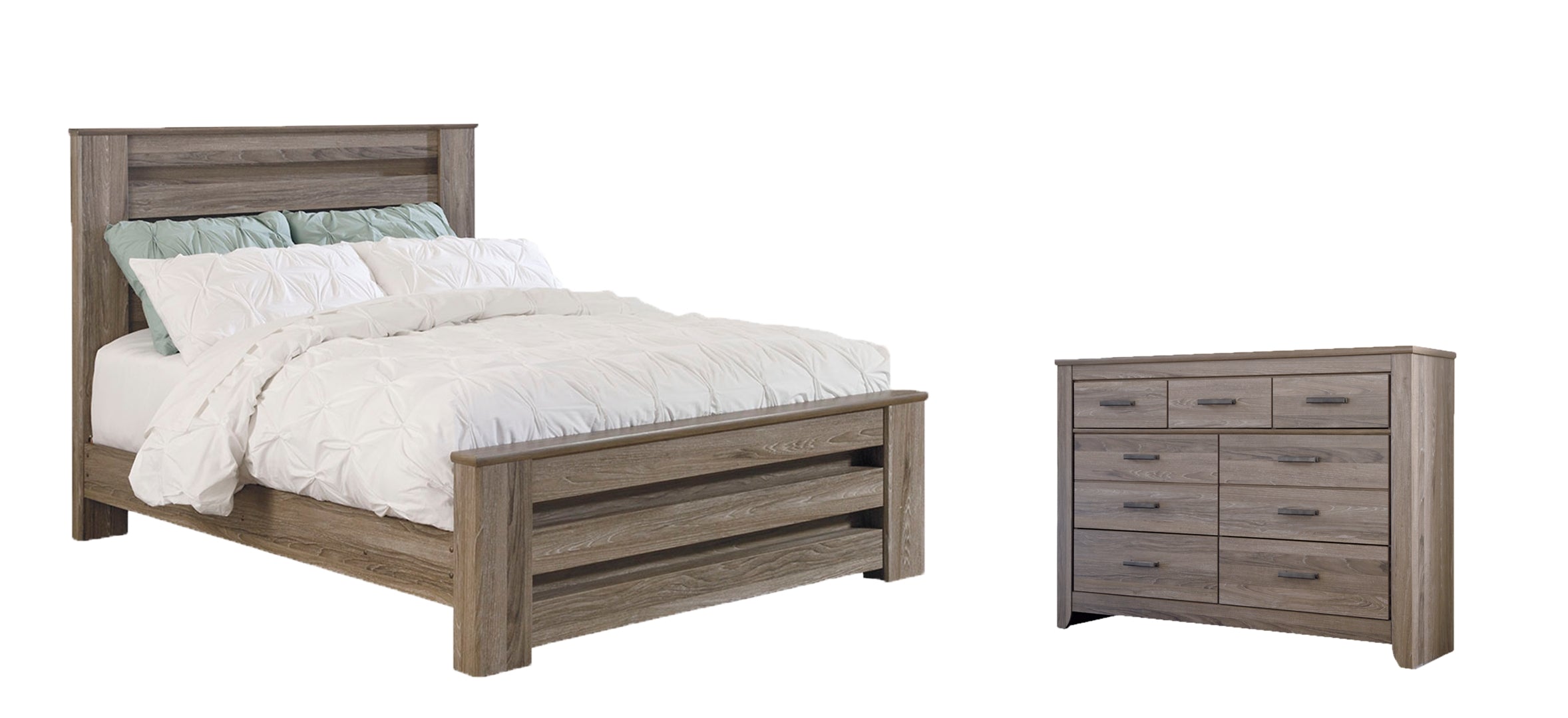 Zelen Brown Panel Bedroom Set