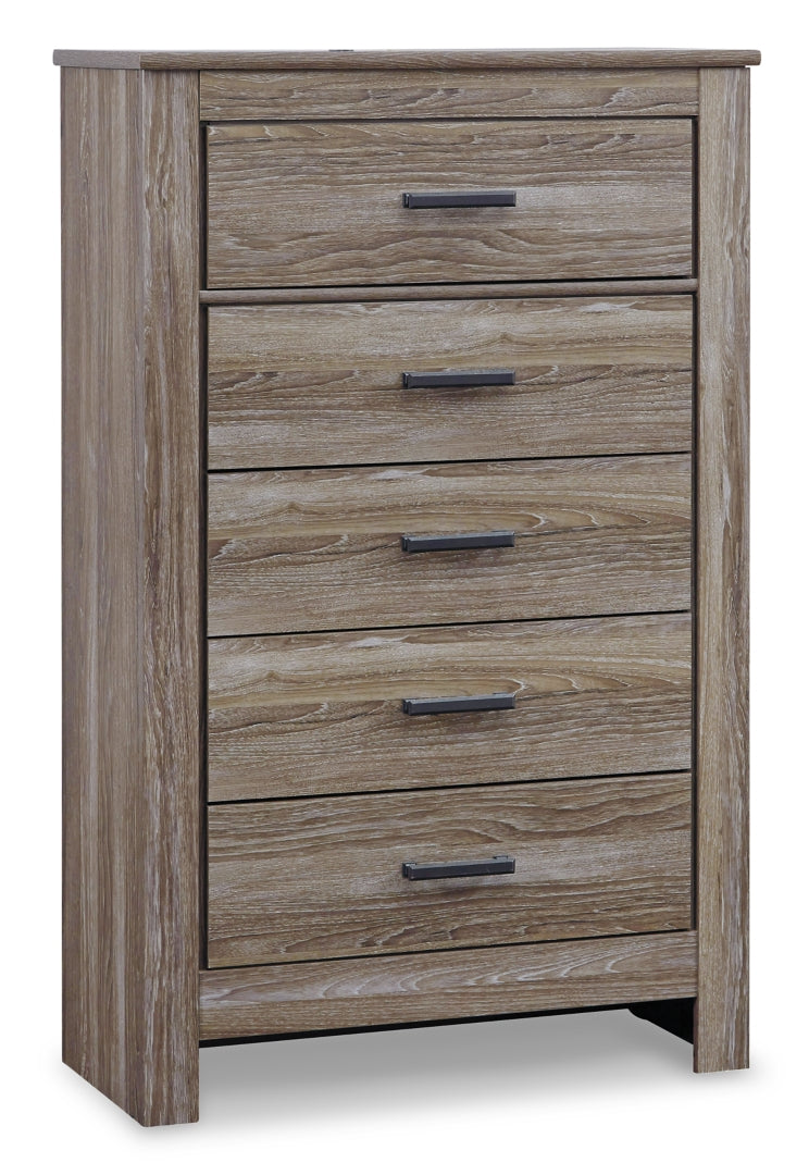 Zelen Brown Panel Bedroom Set