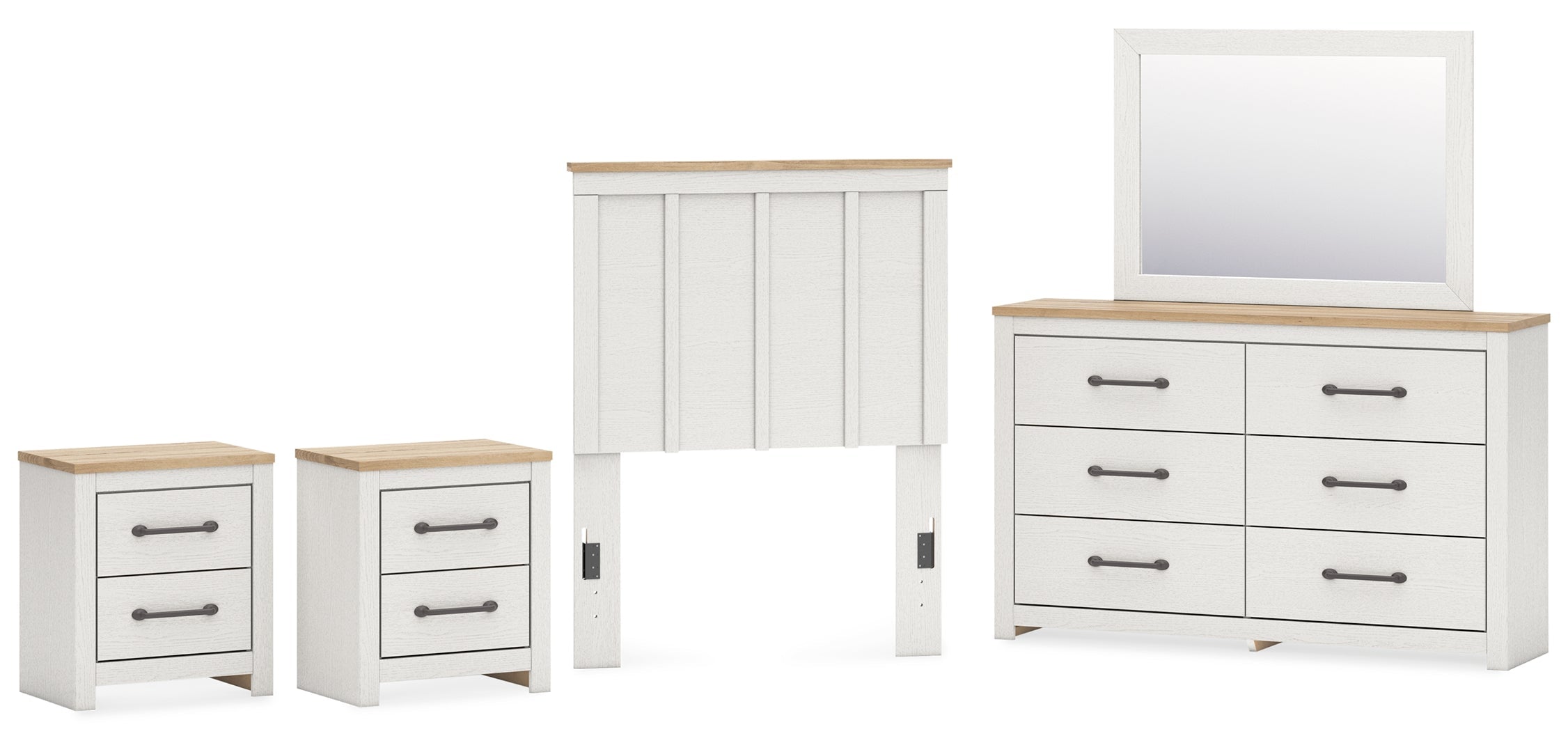 Linnocreek White Panel Bedroom Set
