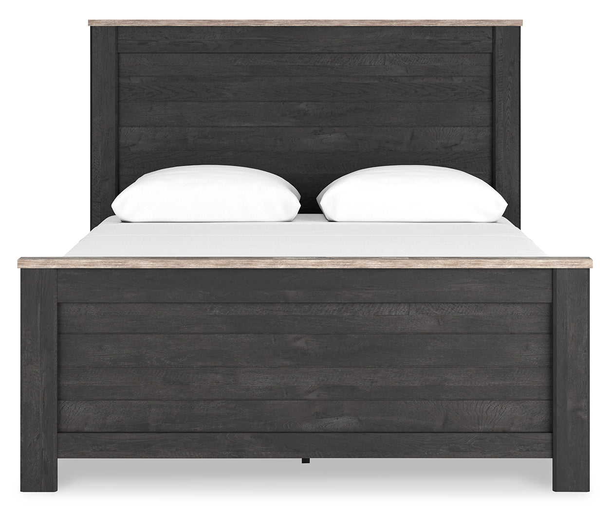 Nanforth Grey Panel Bedroom Set