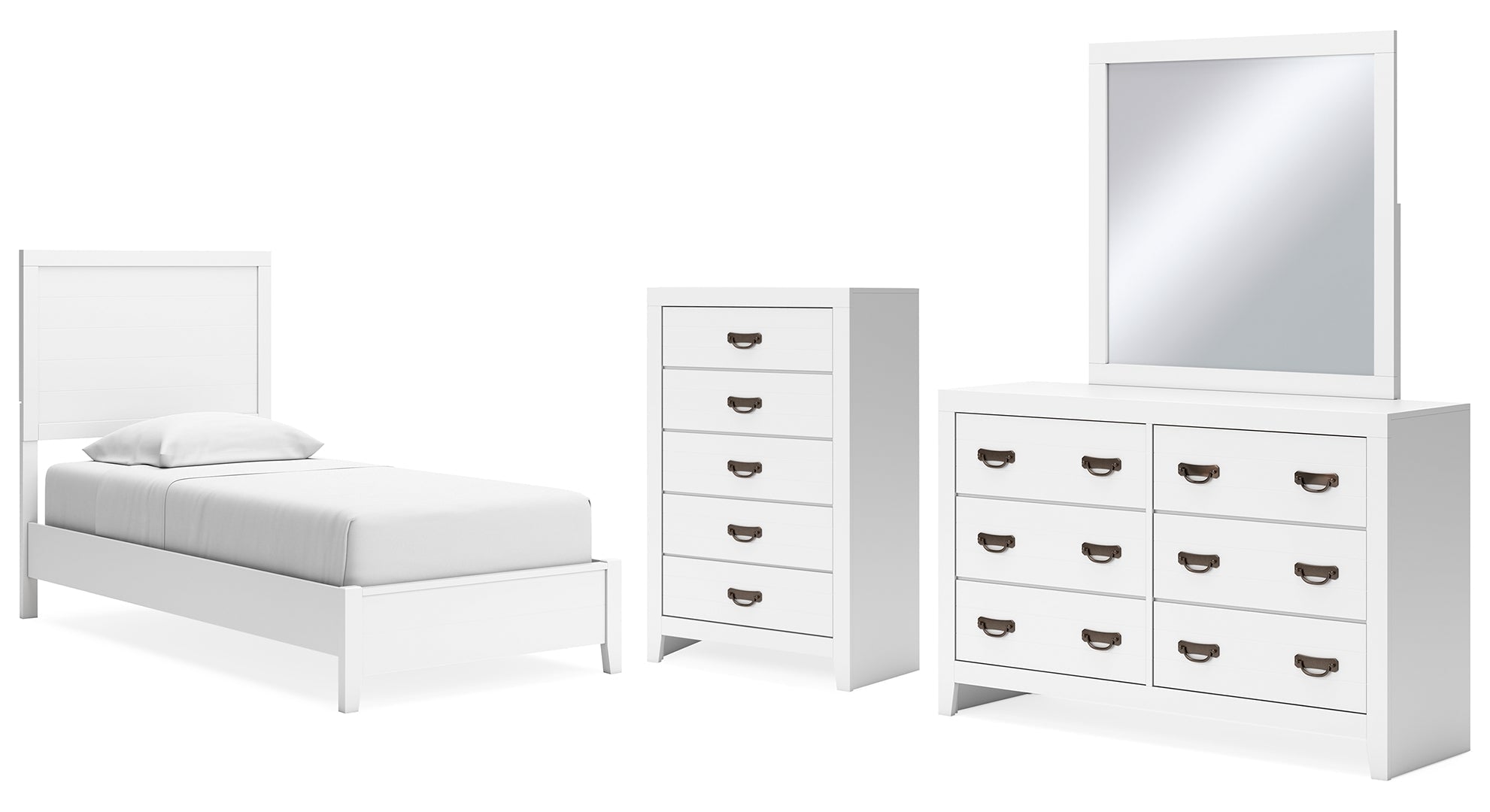 Binterglen White Panel Bedroom Set