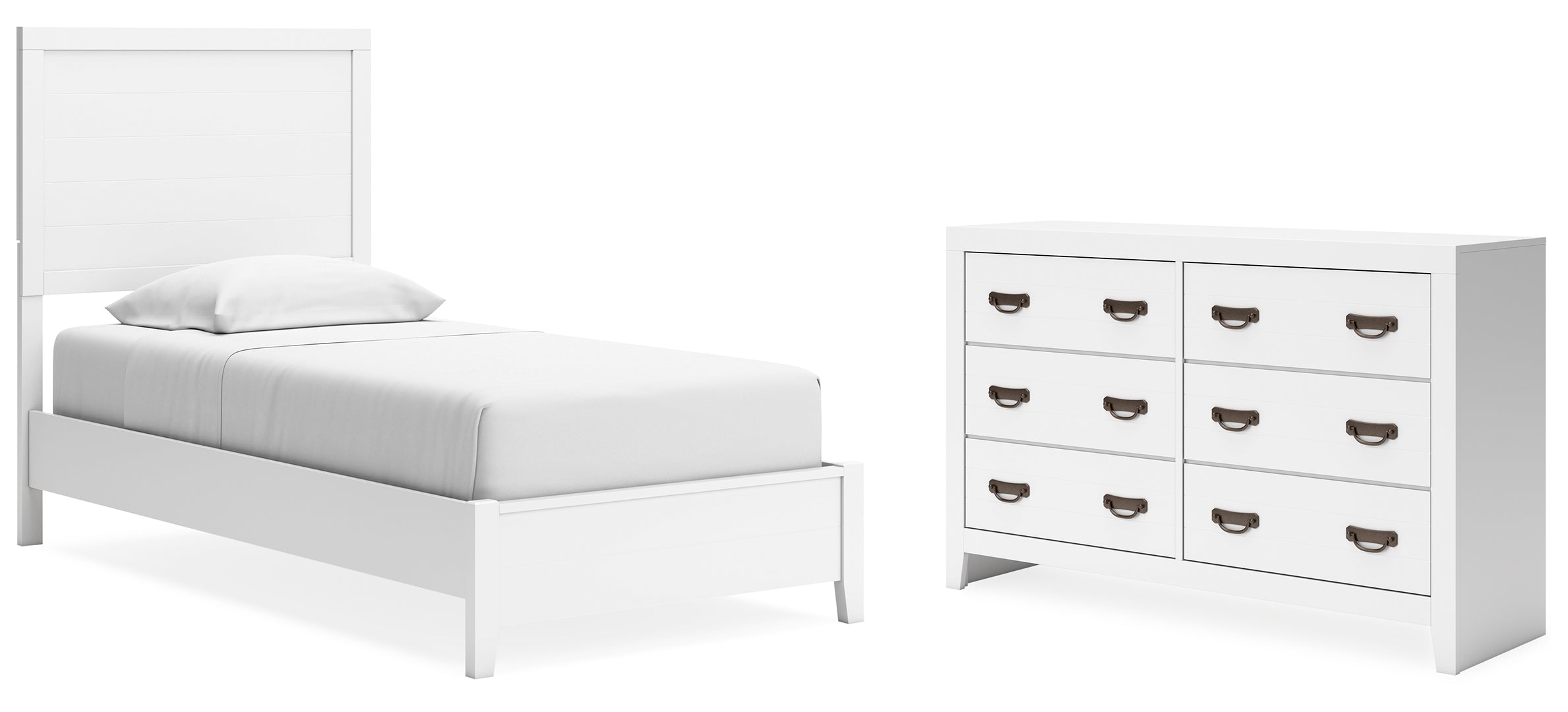 Binterglen White Panel Bedroom Set