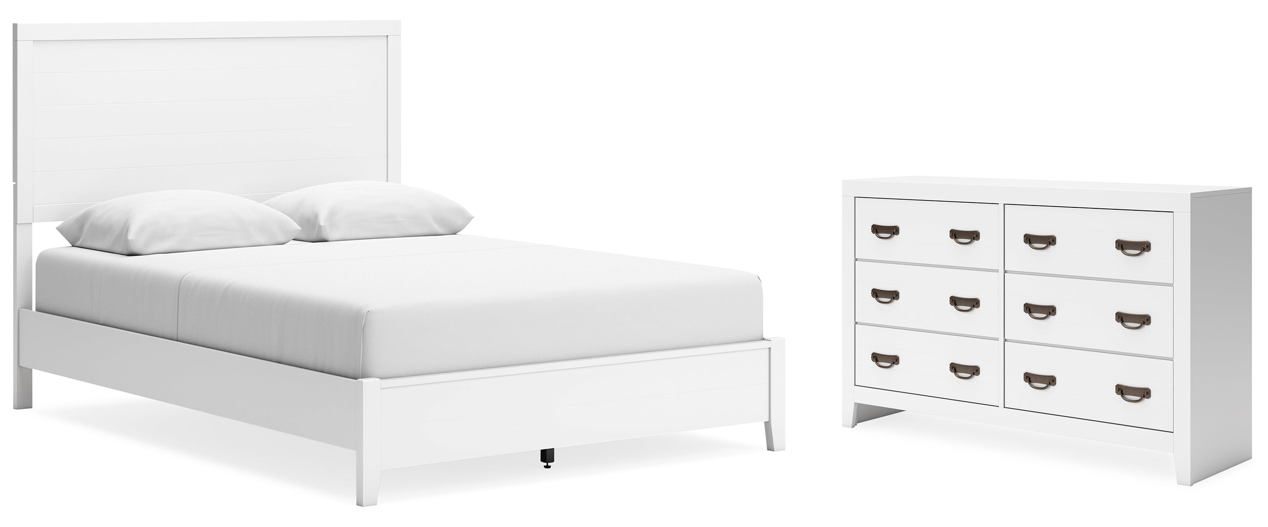 Binterglen White Panel Bedroom Set