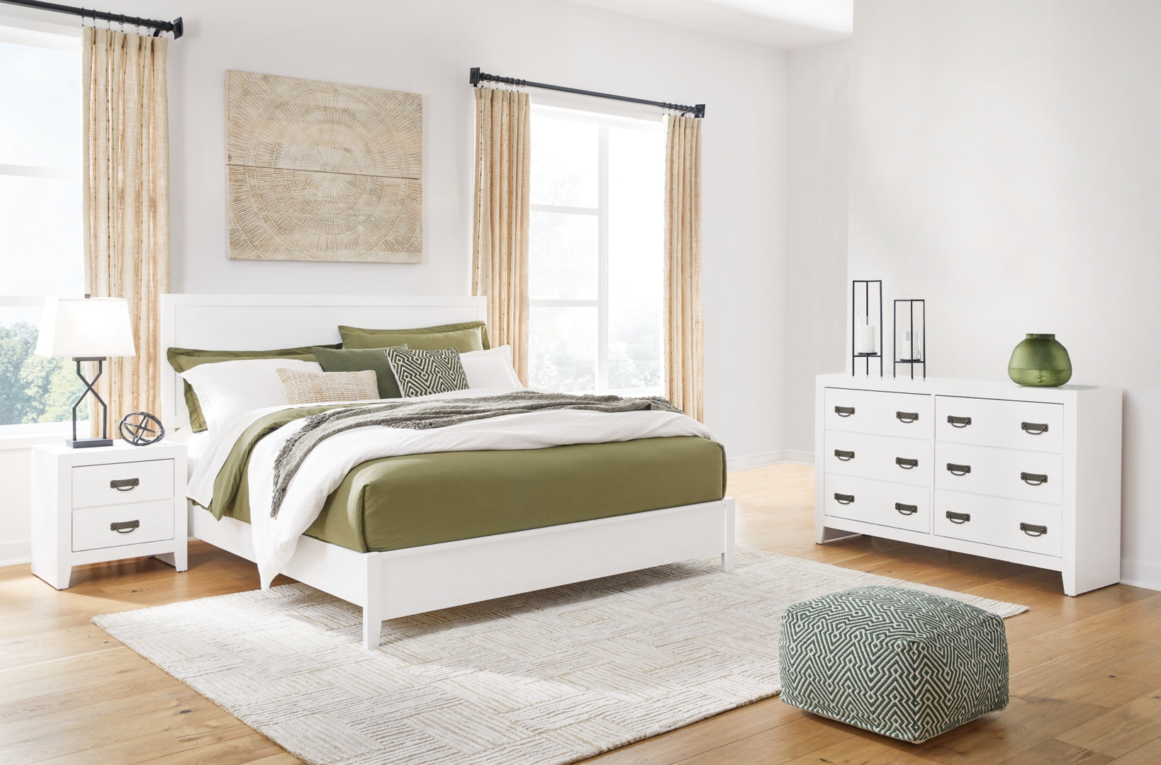 Binterglen White Panel Bedroom Set