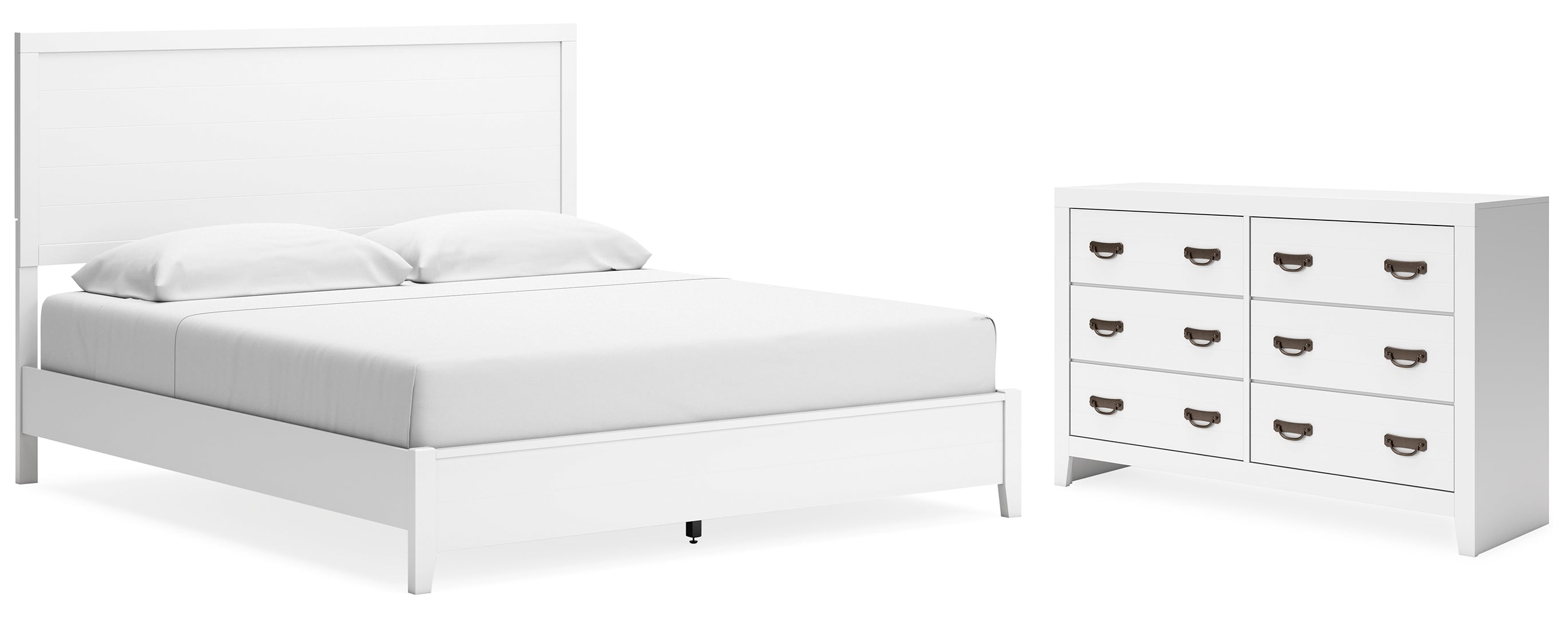 Binterglen White Panel Bedroom Set
