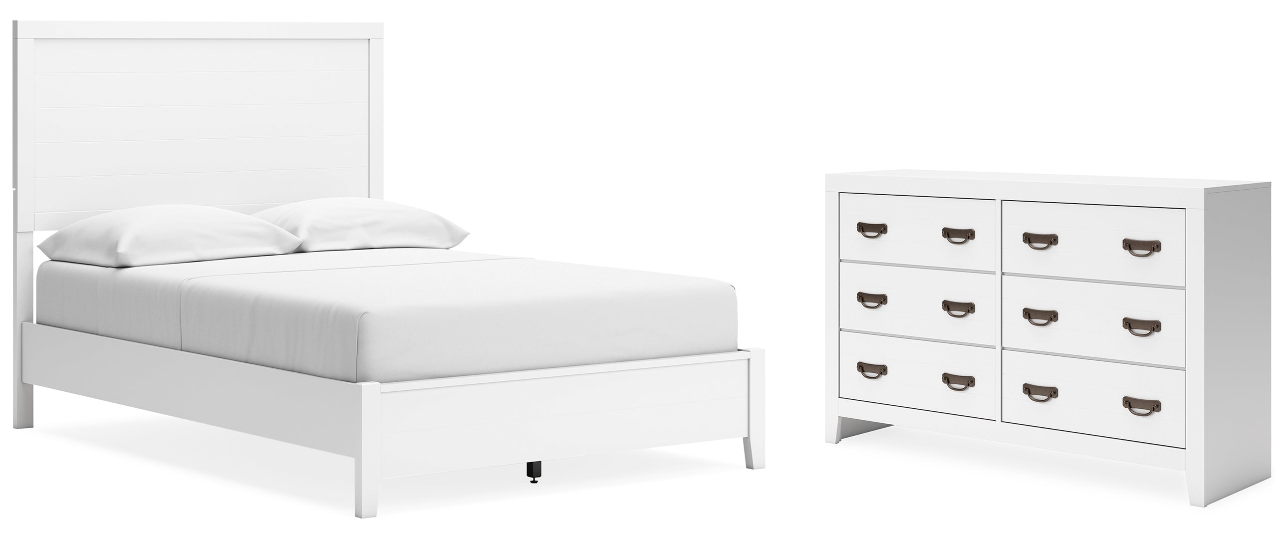 Binterglen White Panel Bedroom Set
