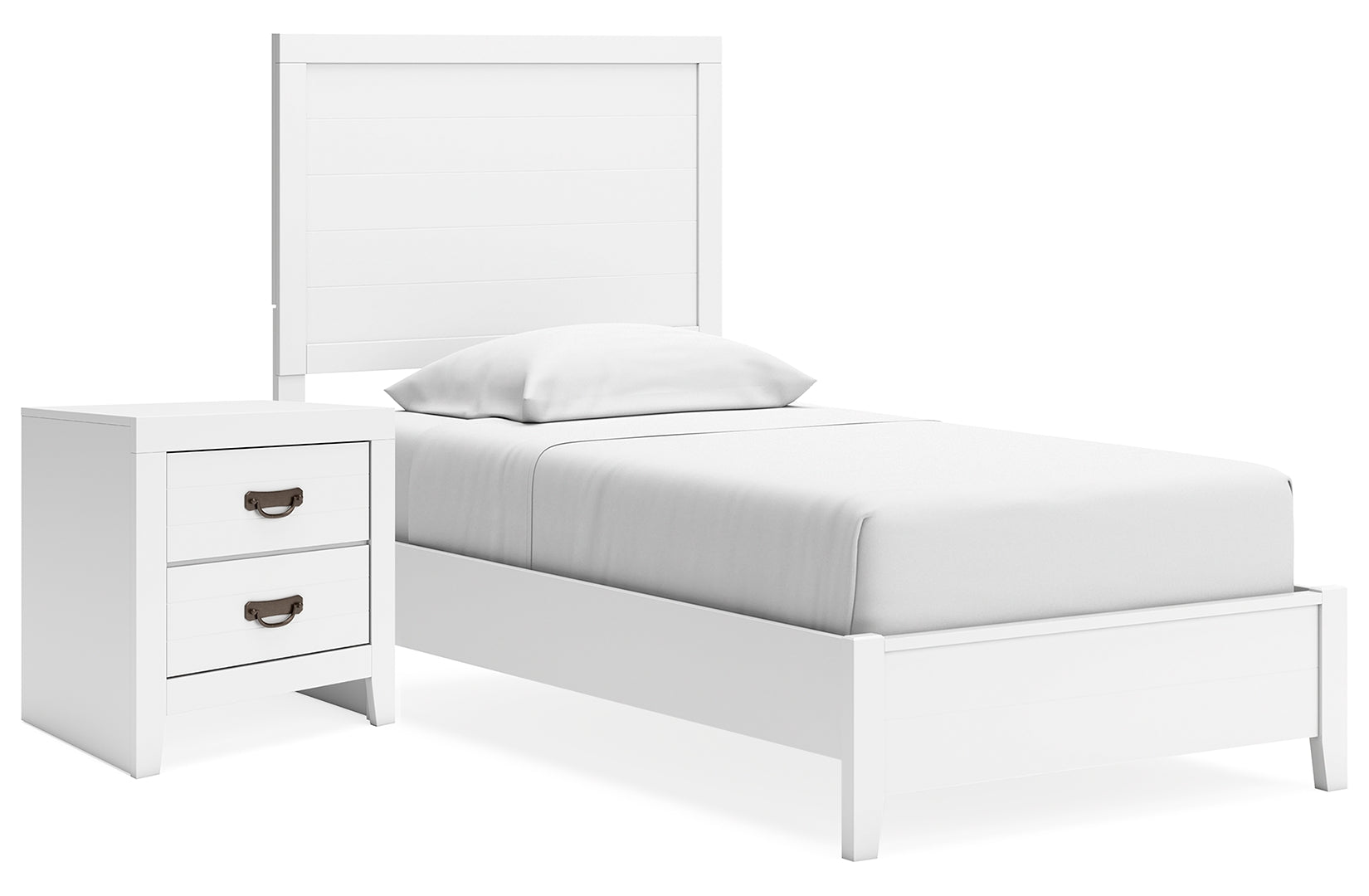 Binterglen White Panel Bedroom Set