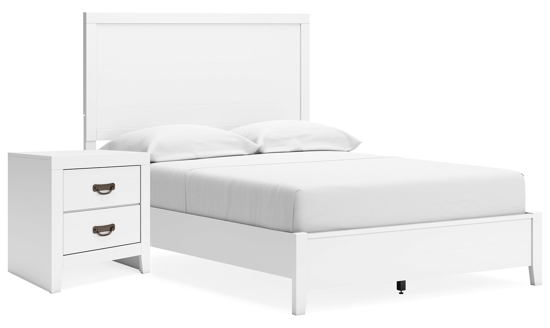Binterglen White Panel Bedroom Set