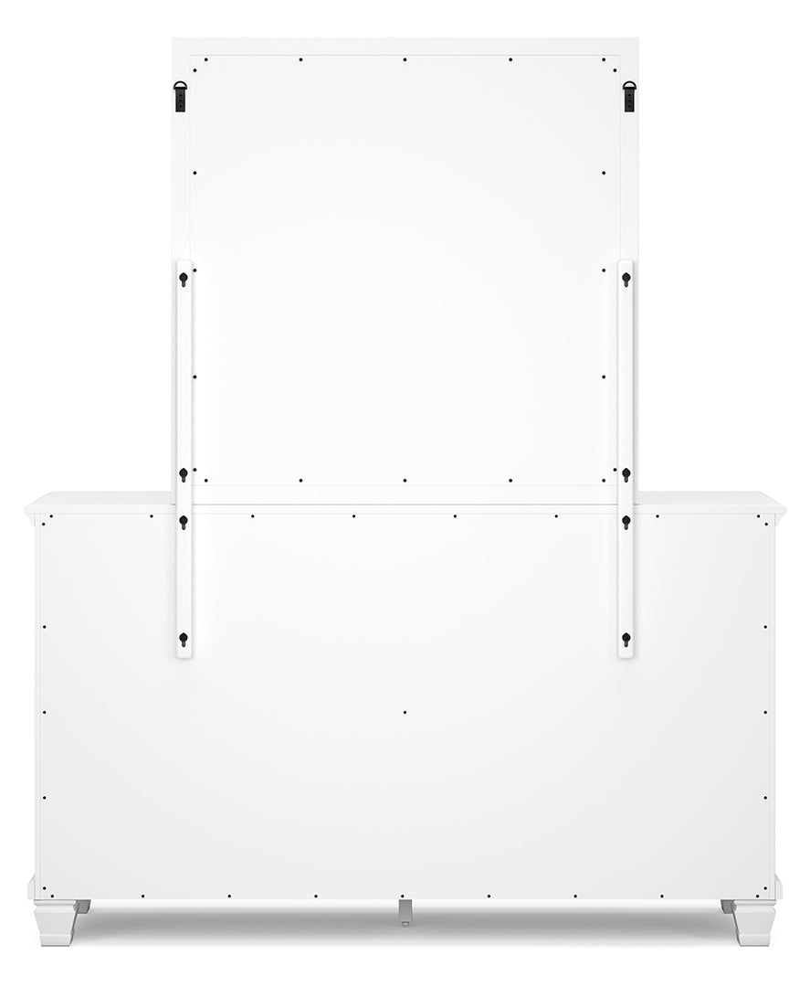 Fortman White Panel Bedroom Set