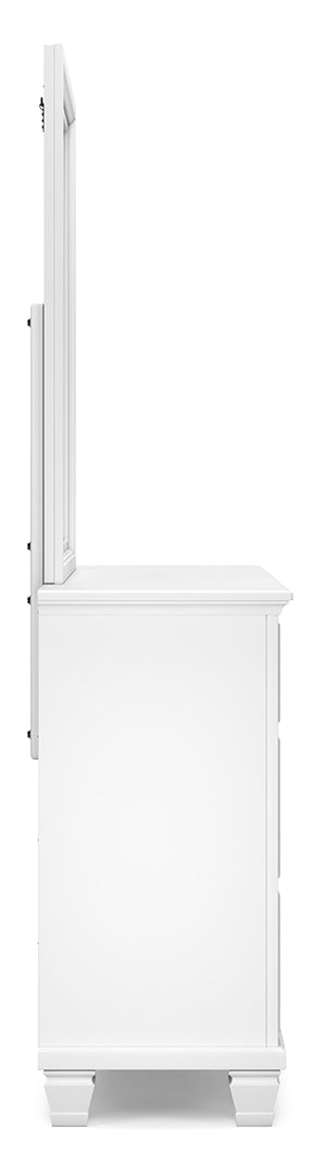 Fortman White Panel Bedroom Set