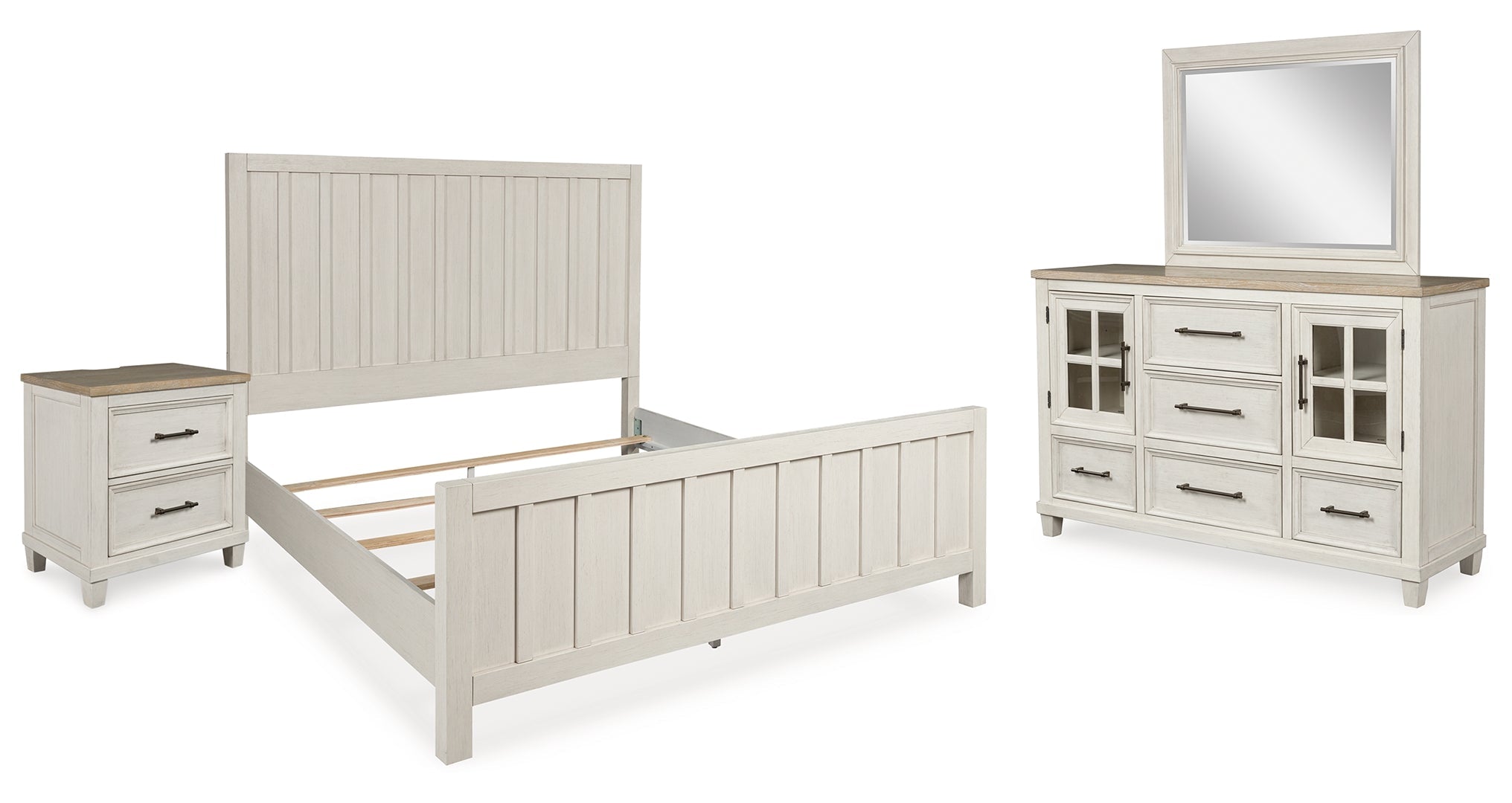 Shaybrock Beige Panel Bedroom Set