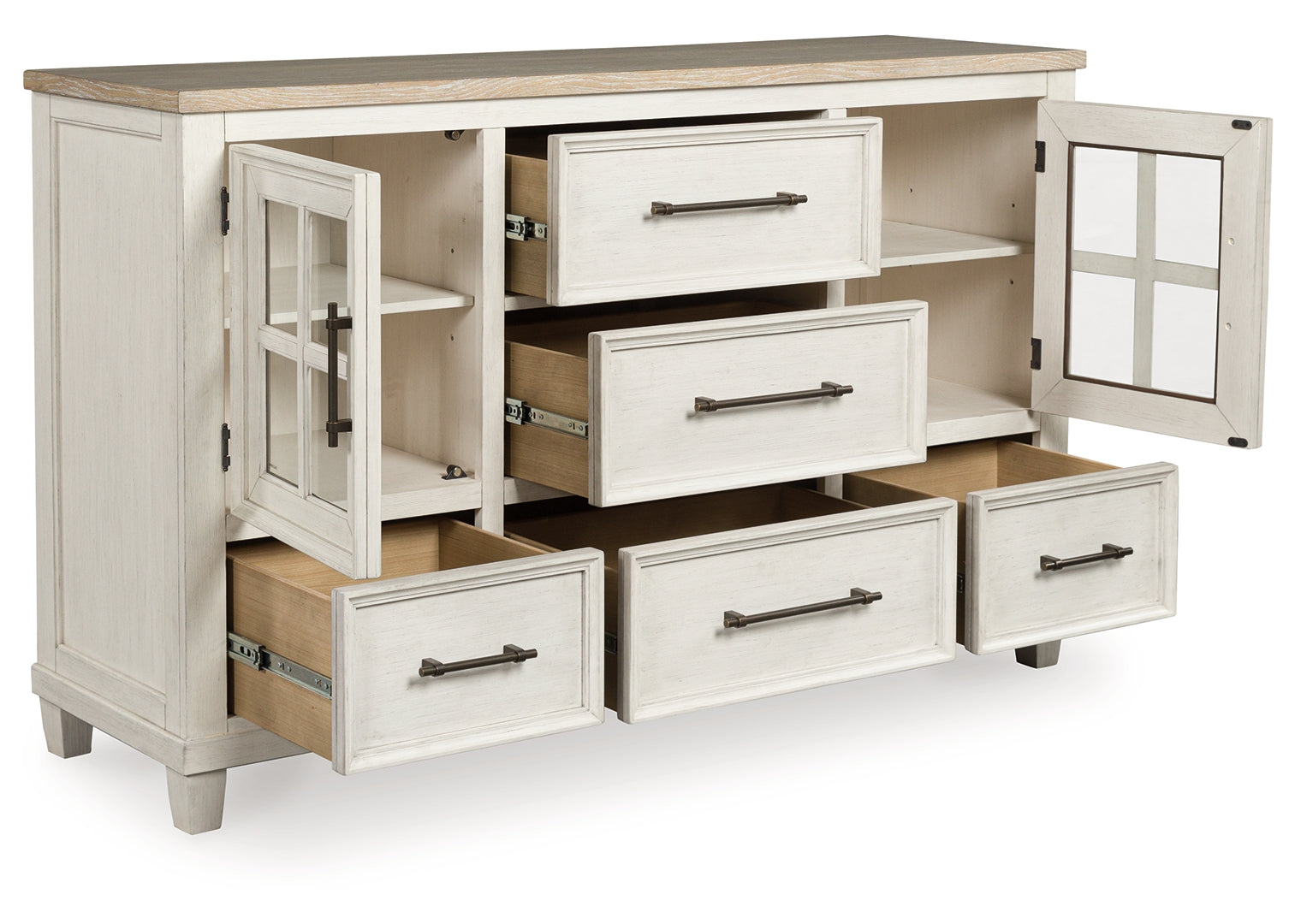 Shaybrock Beige Panel Bedroom Set