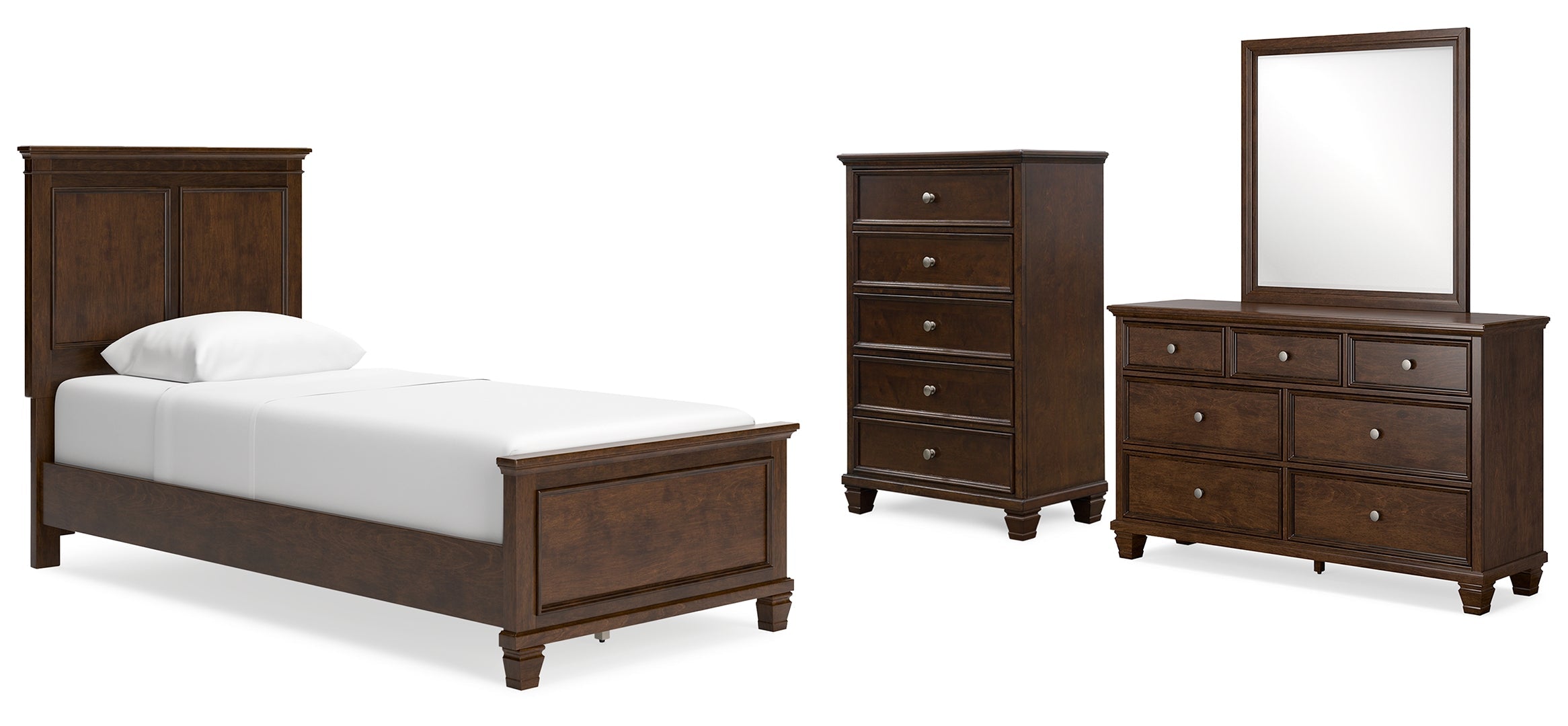 Danabrin Brown Panel Bedroom Set
