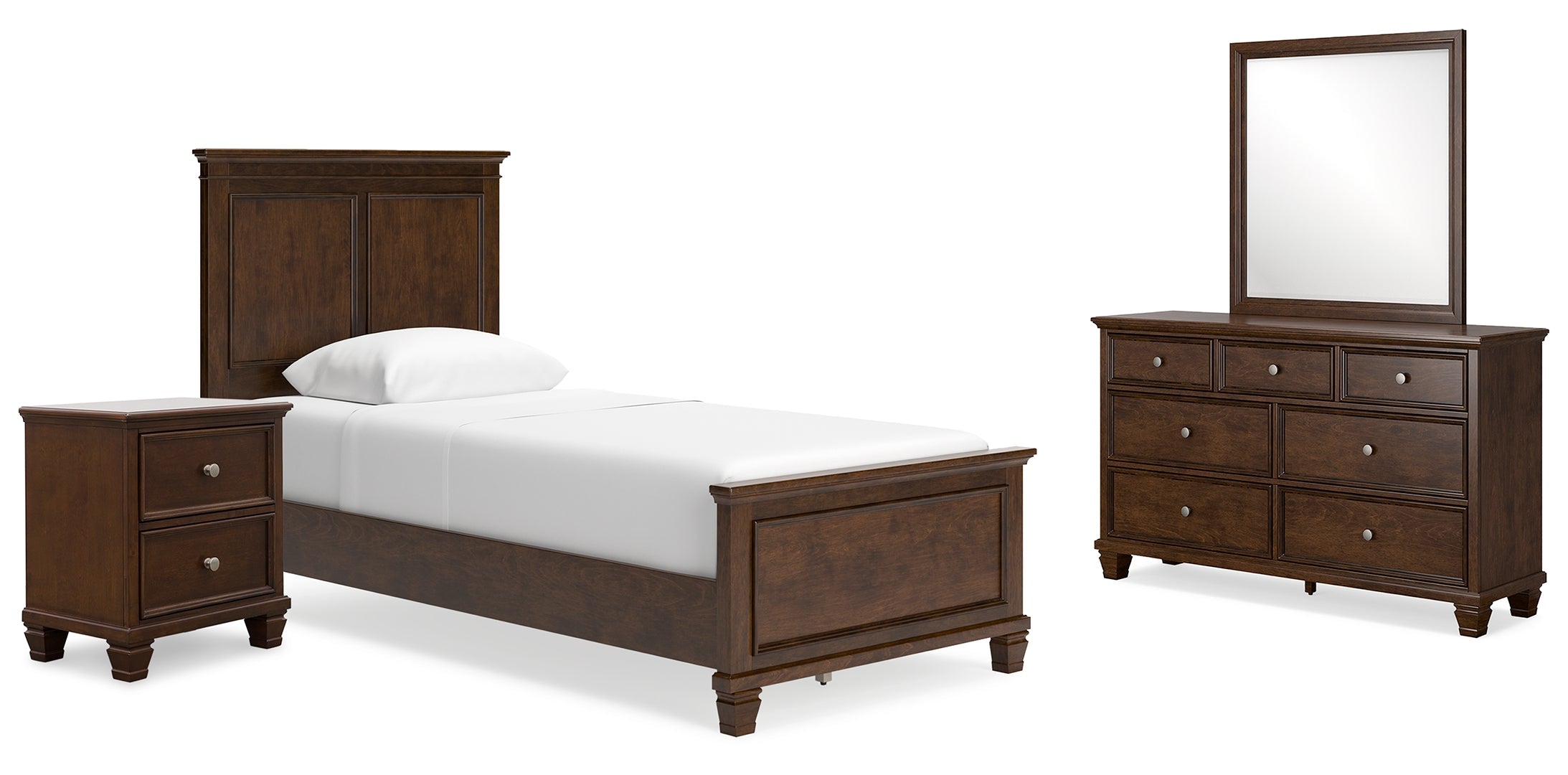 Danabrin Brown Panel Bedroom Set