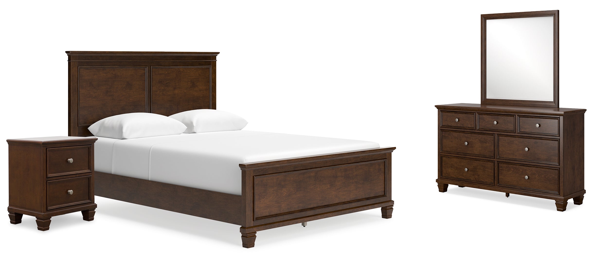 Danabrin Brown Panel Bedroom Set