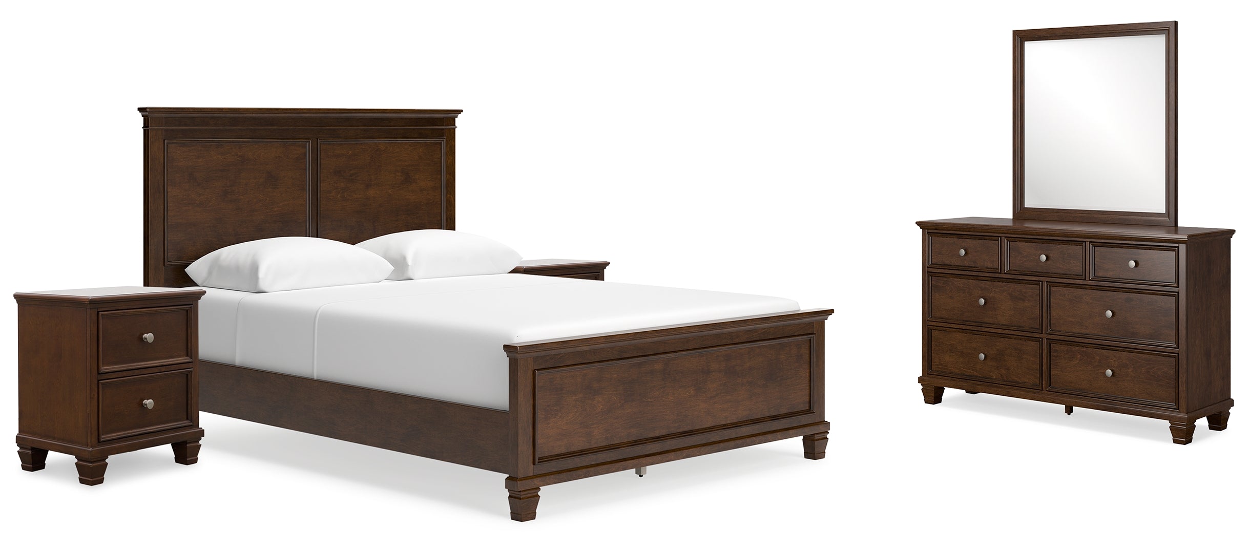 Danabrin Brown Panel Bedroom Set