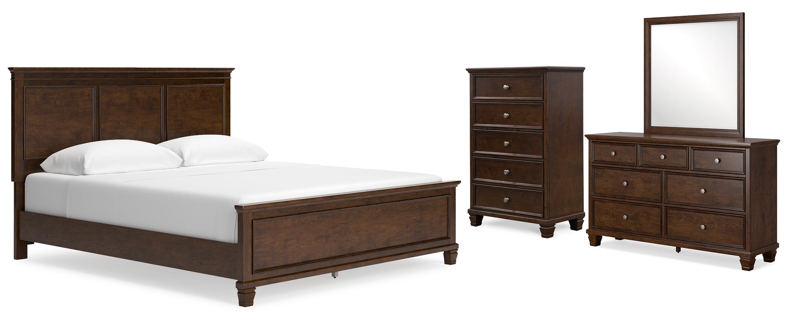 Danabrin Brown Panel Bedroom Set