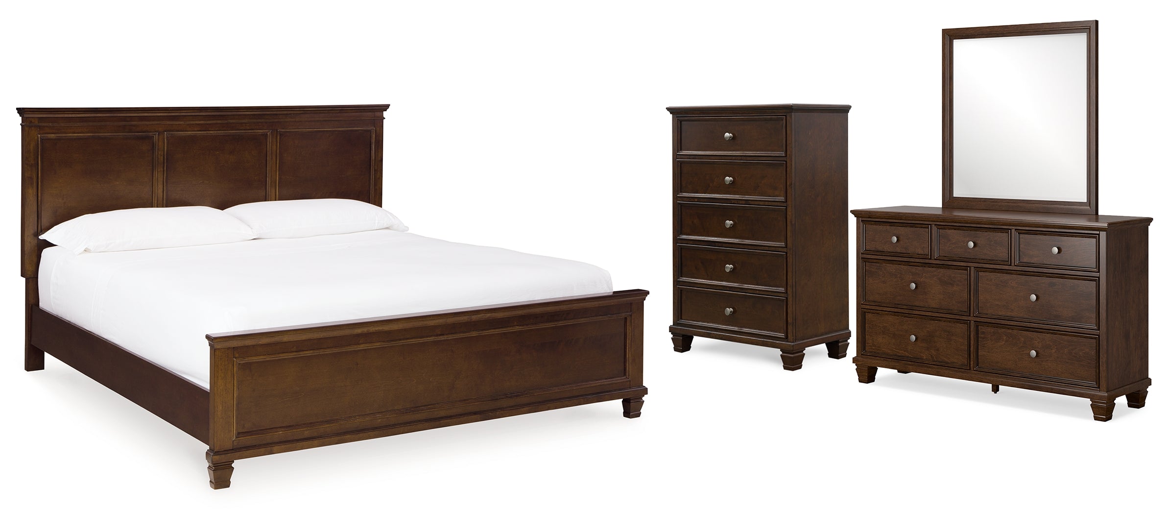 Danabrin Brown Panel Bedroom Set