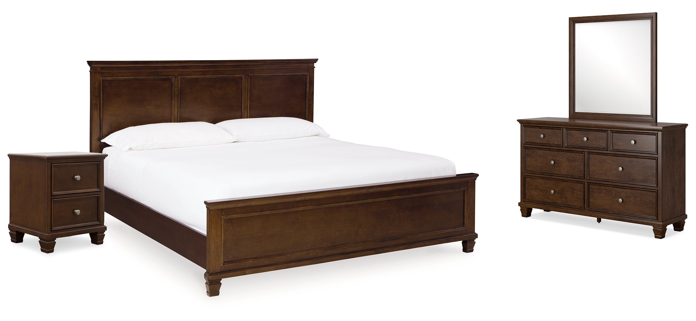 Danabrin Brown Panel Bedroom Set