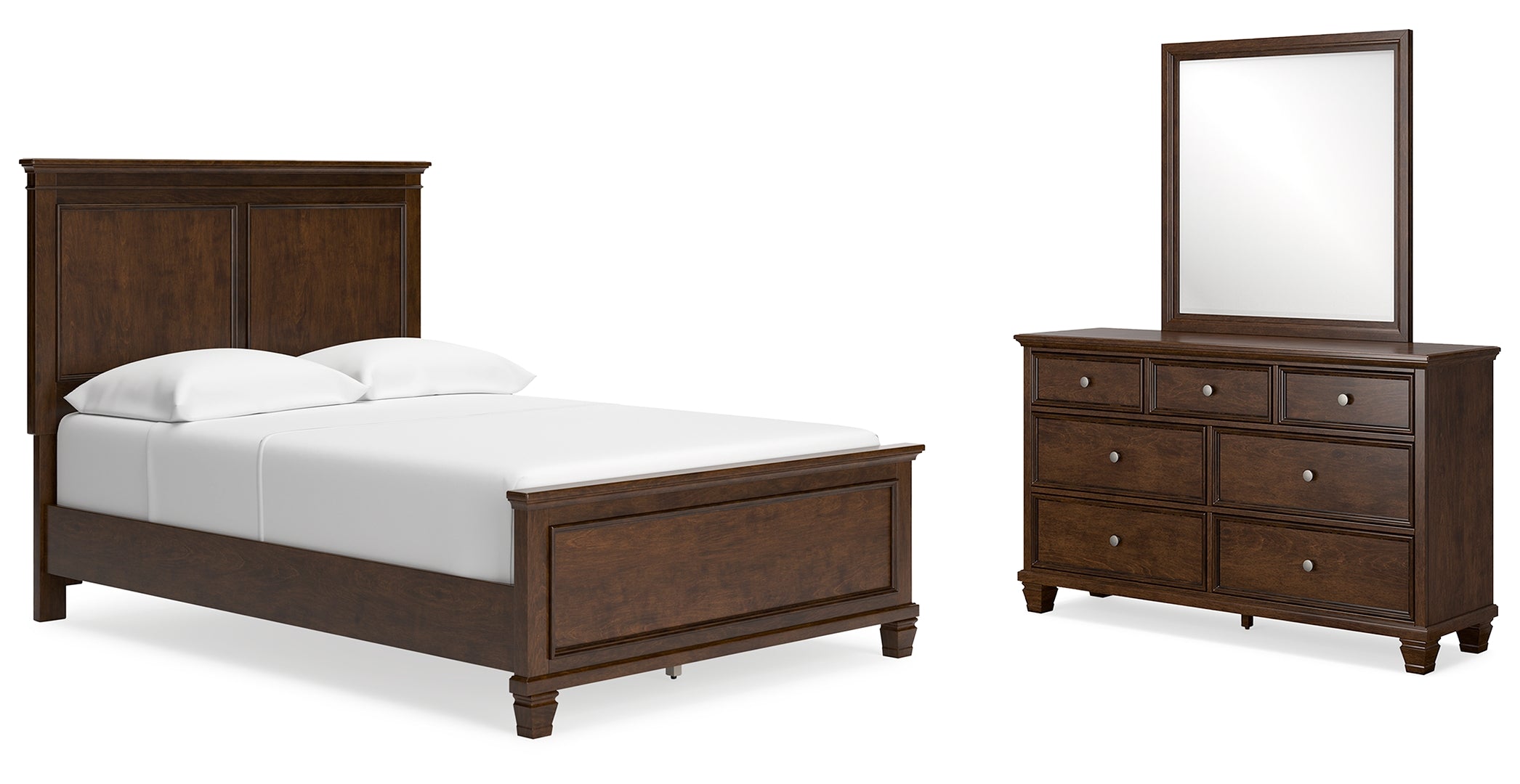 Danabrin Brown Panel Bedroom Set