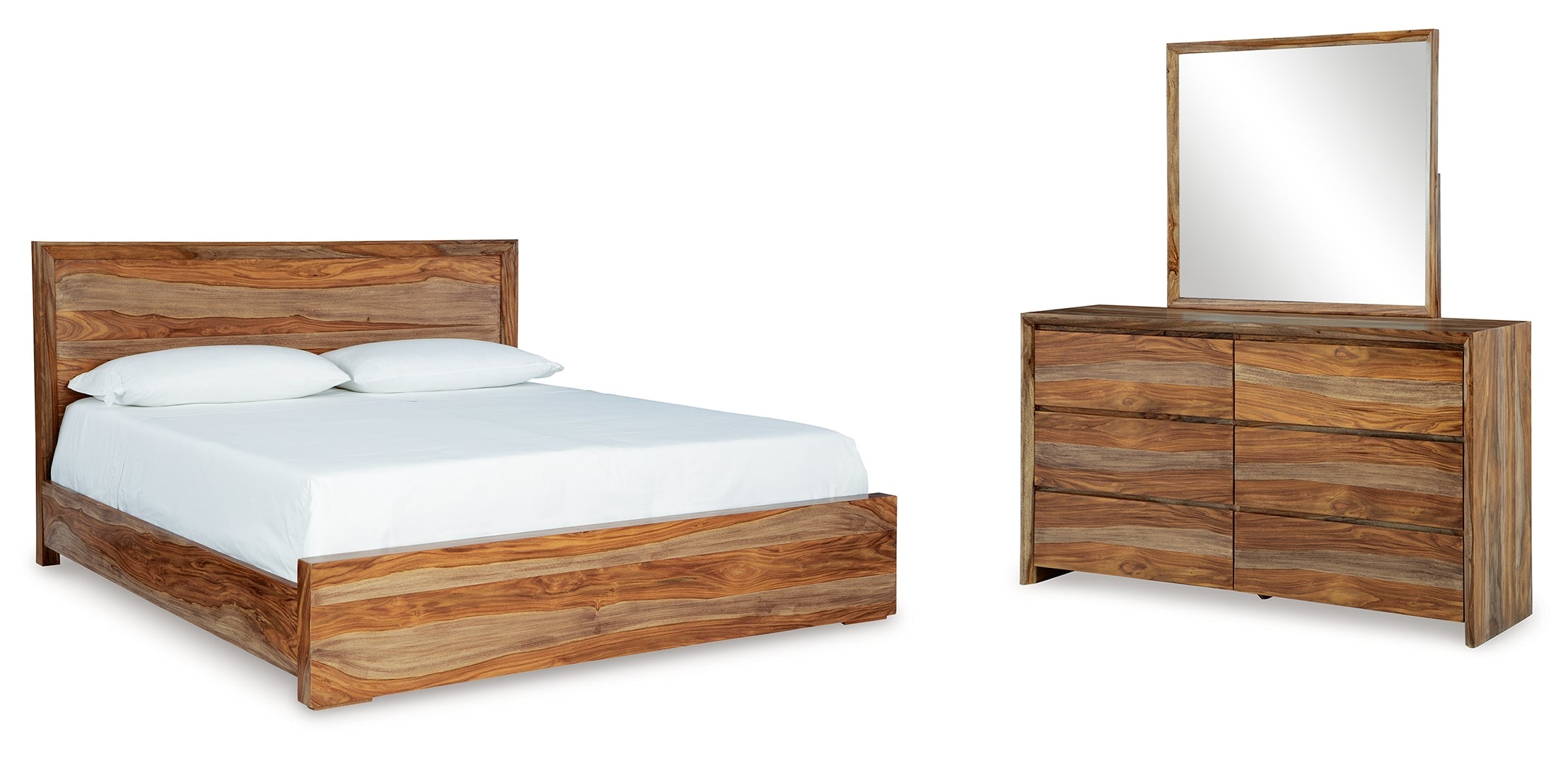 Dressonni Brown Panel Bedroom Set