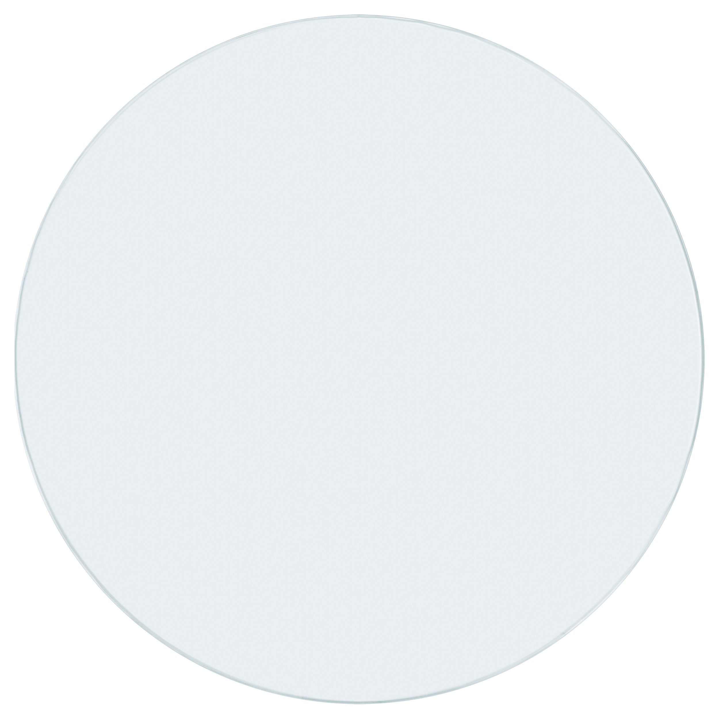 52-inch 12mm Round Clear Tempered Glass Top