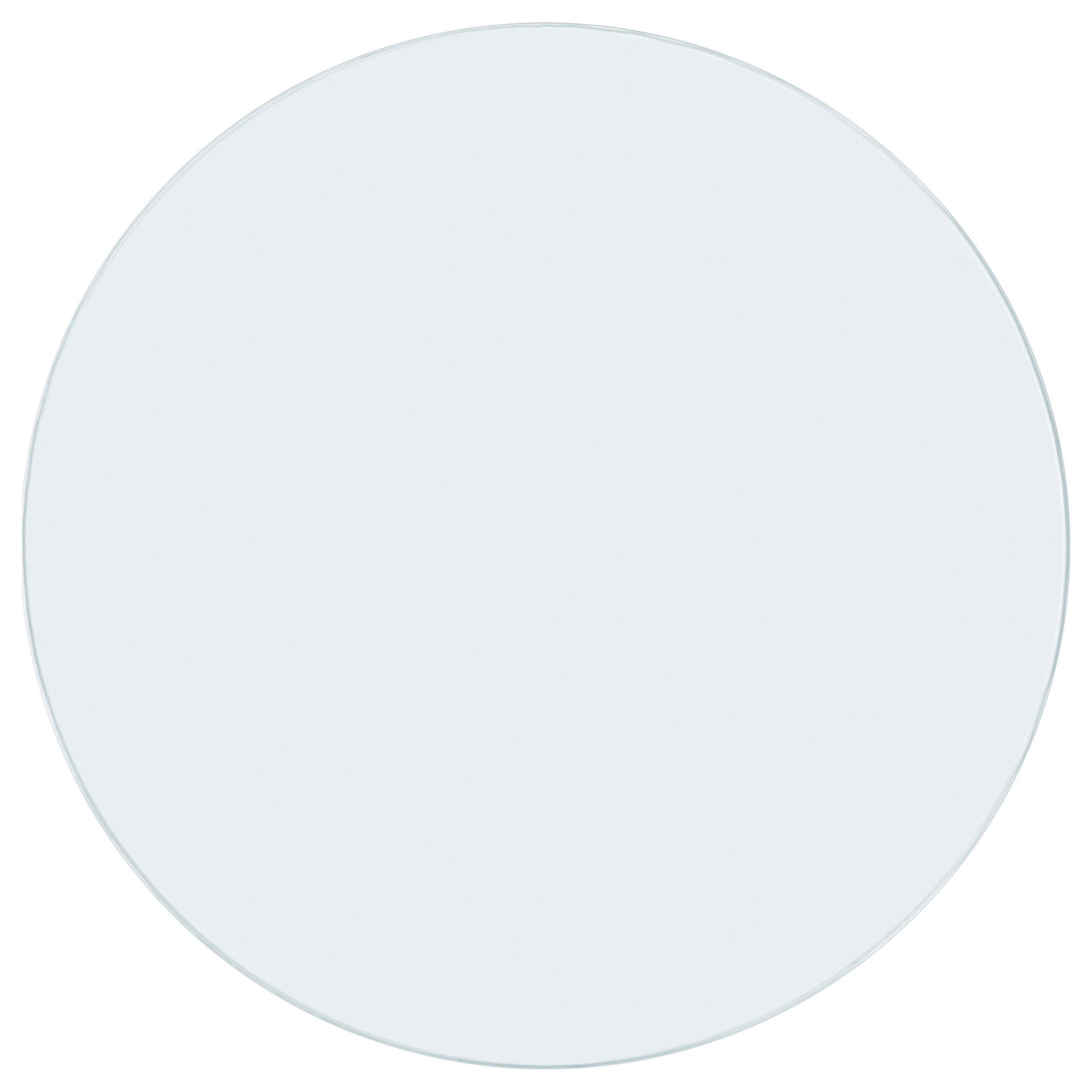 52-inch 12mm Round Clear Tempered Glass Top