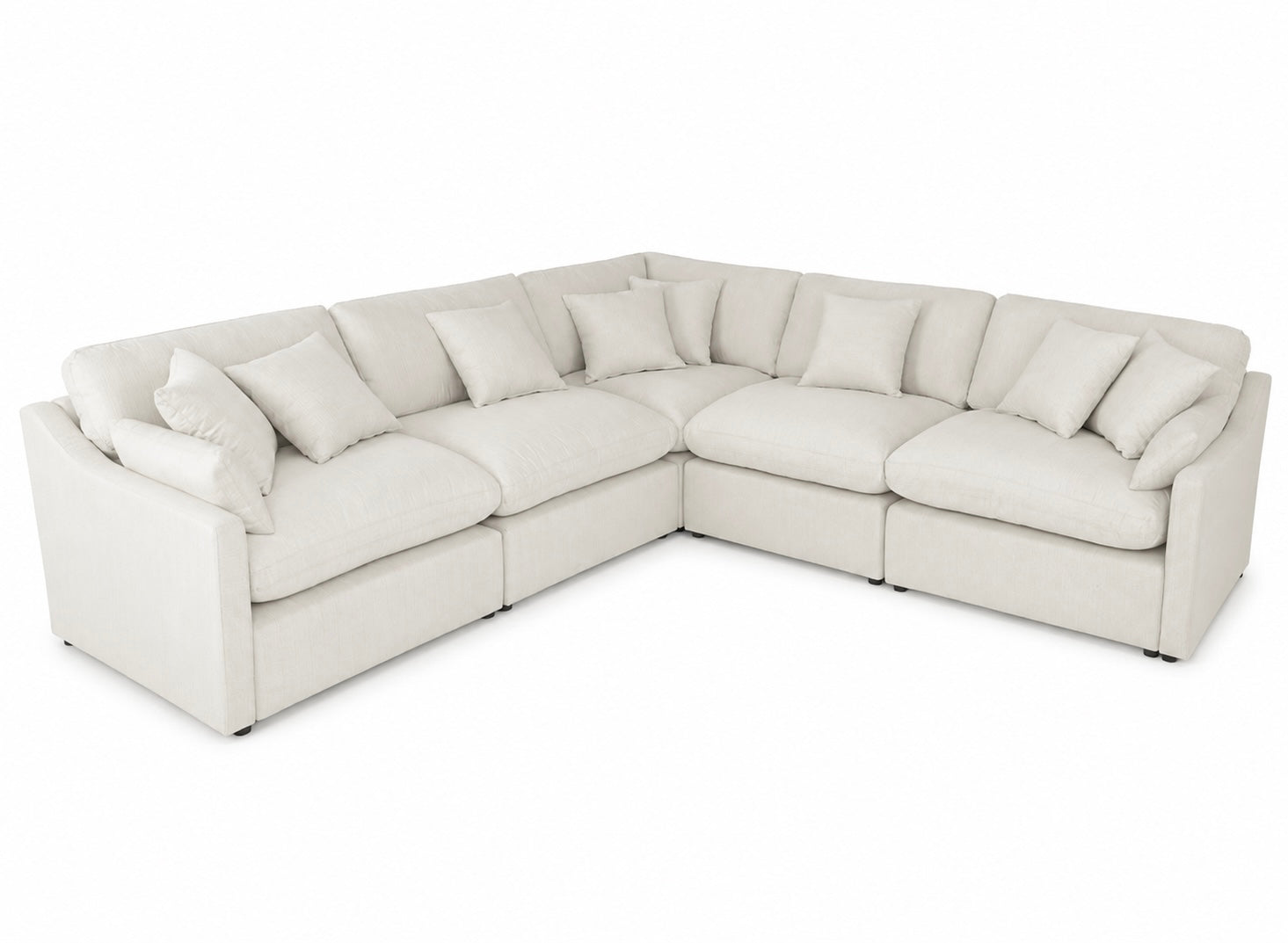 Velari Slope Arm Collection - Ivory