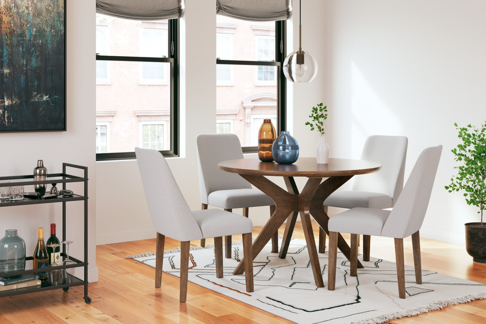 Lyncott Counter/Standard Height Dining Table Set
