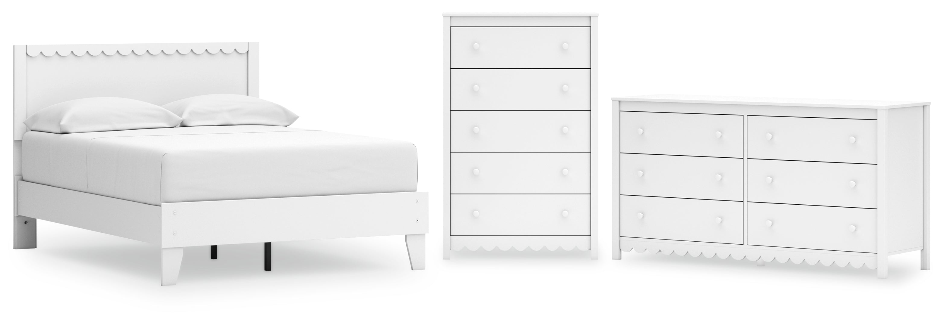 Gerridan White Panel Bedroom Set