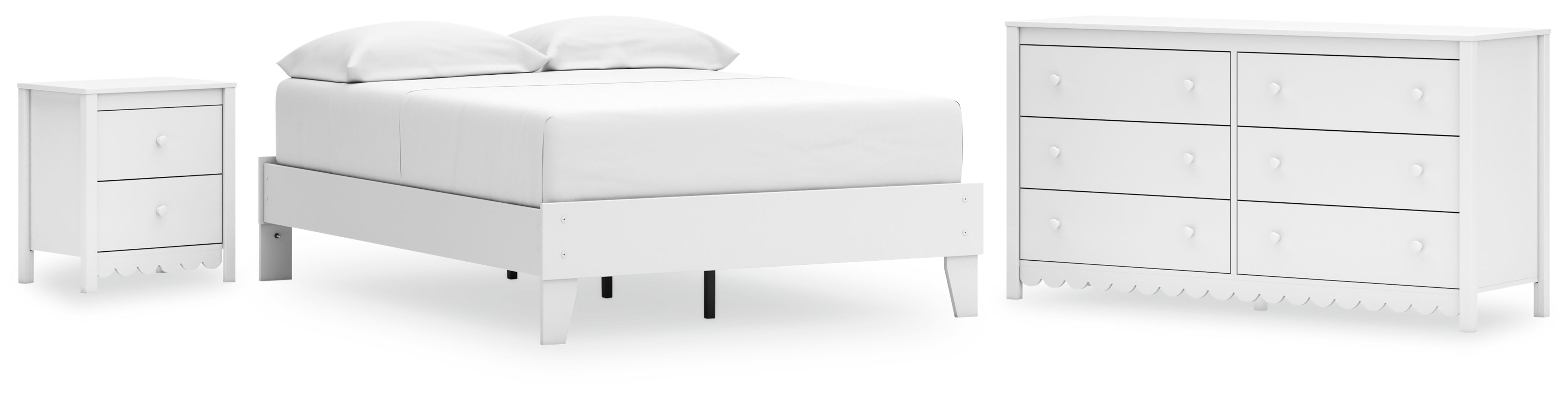 Gerridan White Panel Bedroom Set