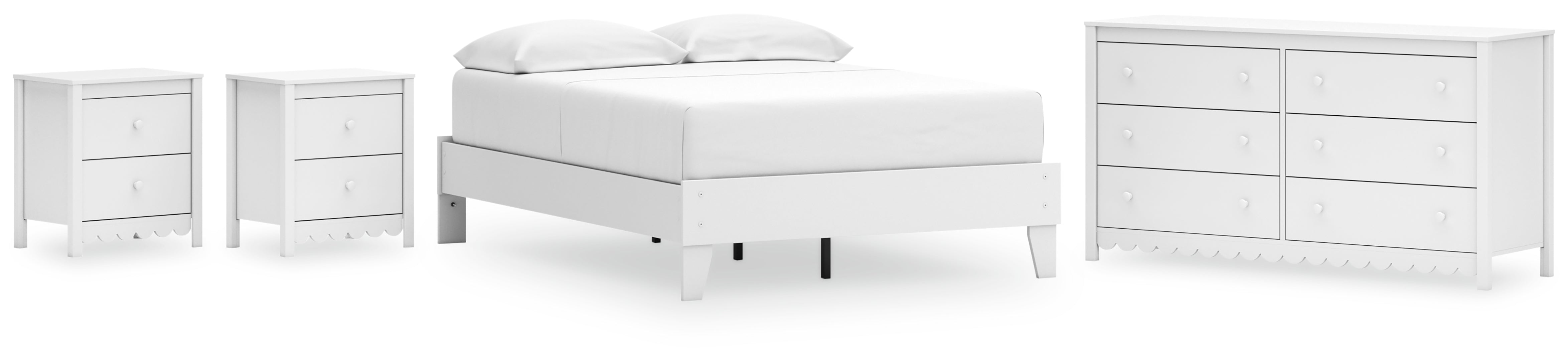 Gerridan White Panel Bedroom Set