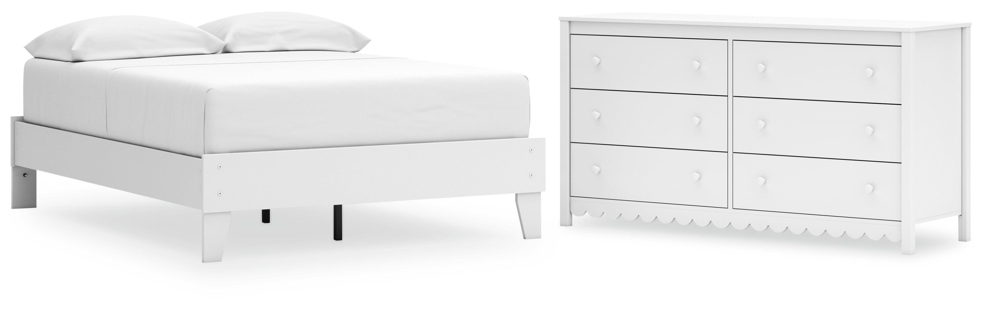 Gerridan White Panel Bedroom Set