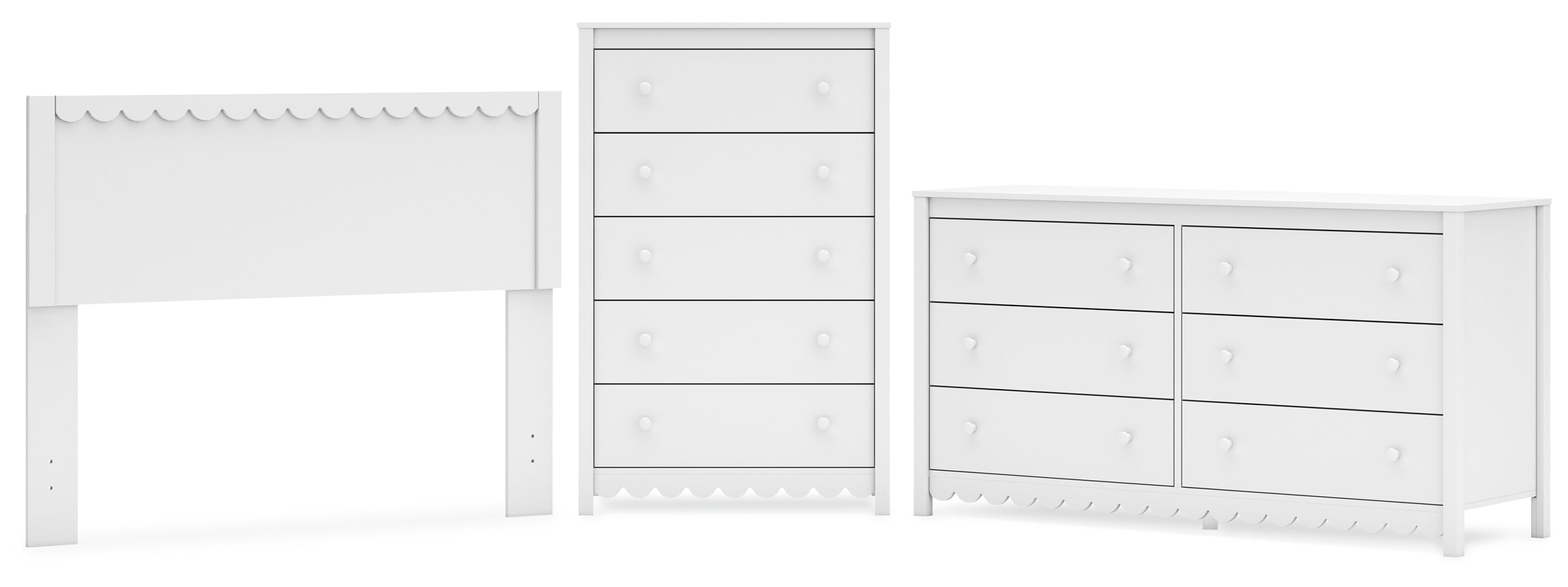 Gerridan White Panel Bedroom Set
