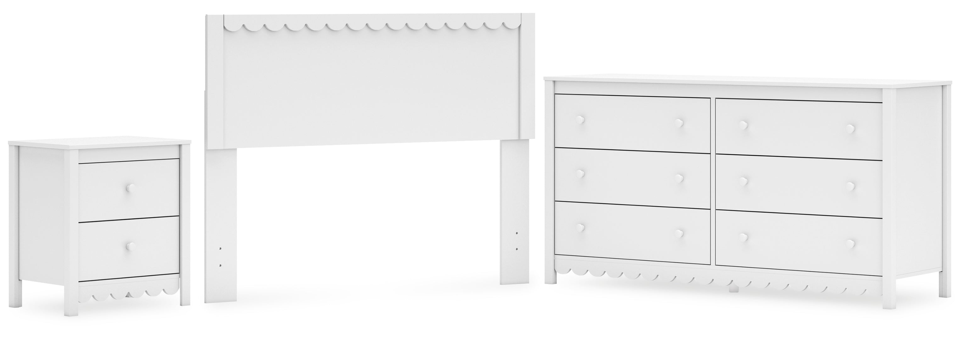 Gerridan White Panel Bedroom Set