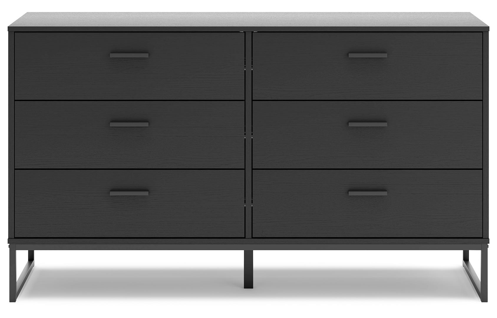 Socalle Bedroom Set Panel Platform Bed with Dresser and 2 Nightstands