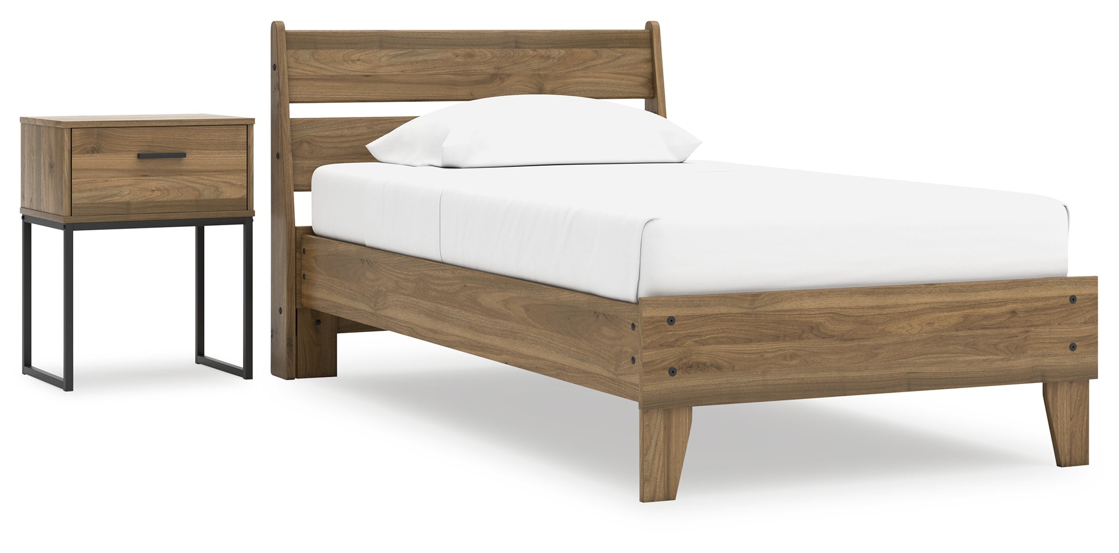 Deanlow Brown Panel Headboard Bedroom Set