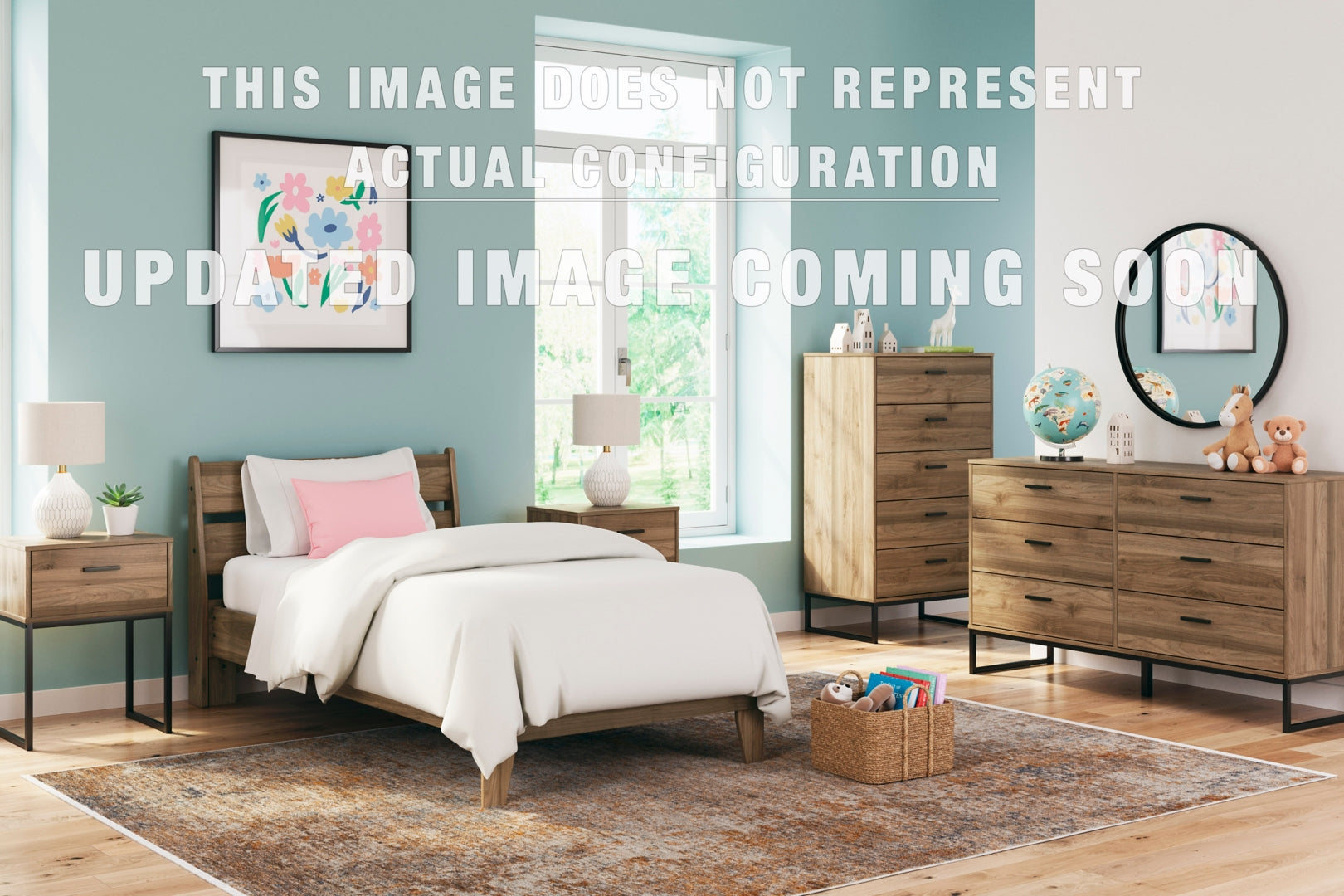 Deanlow Brown Panel Headboard Bedroom Set
