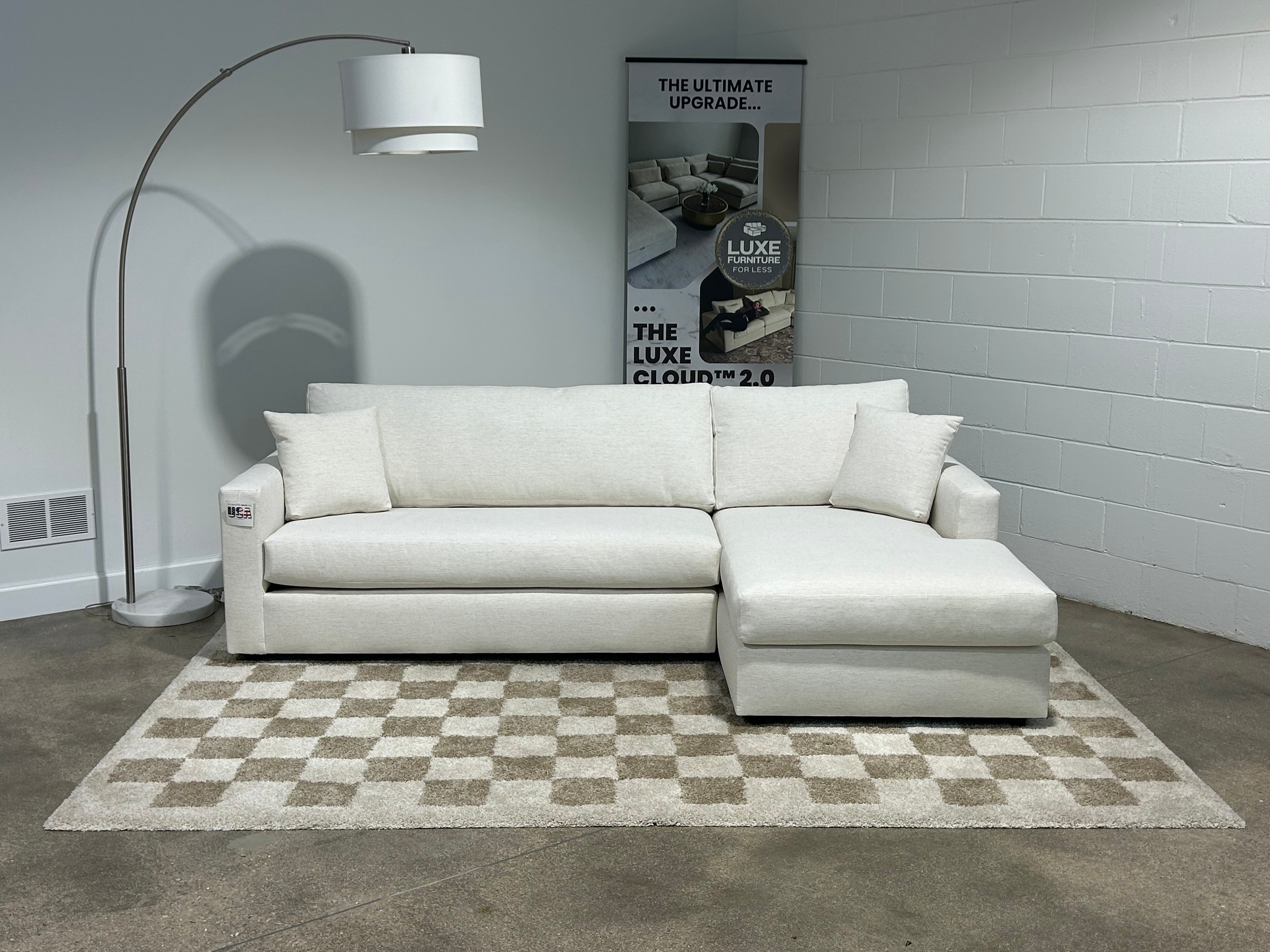 Ashland 2-Piece Bench-Seat Sectional Sofa