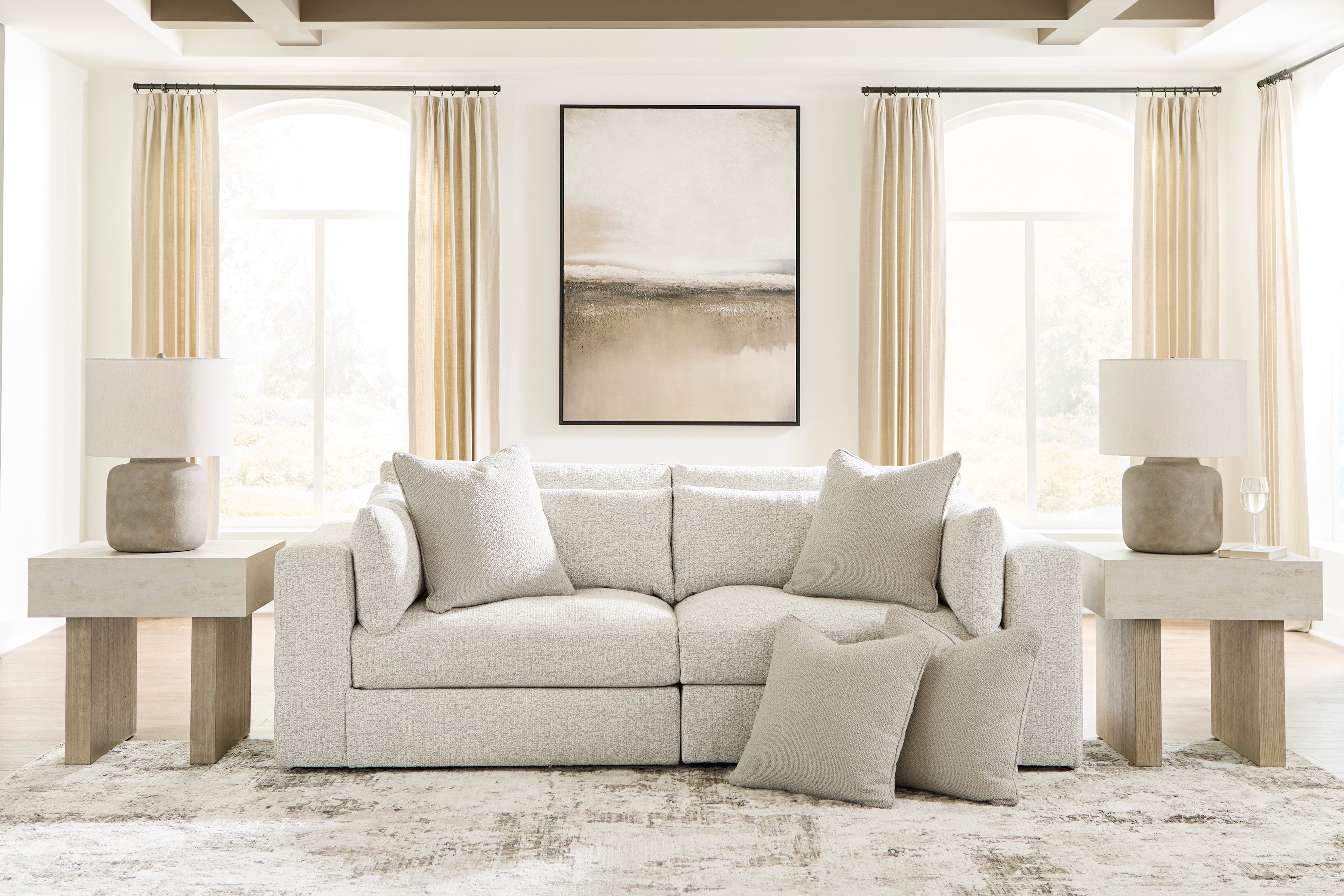 Aston Modular Collection - Snowstone (Customizable)