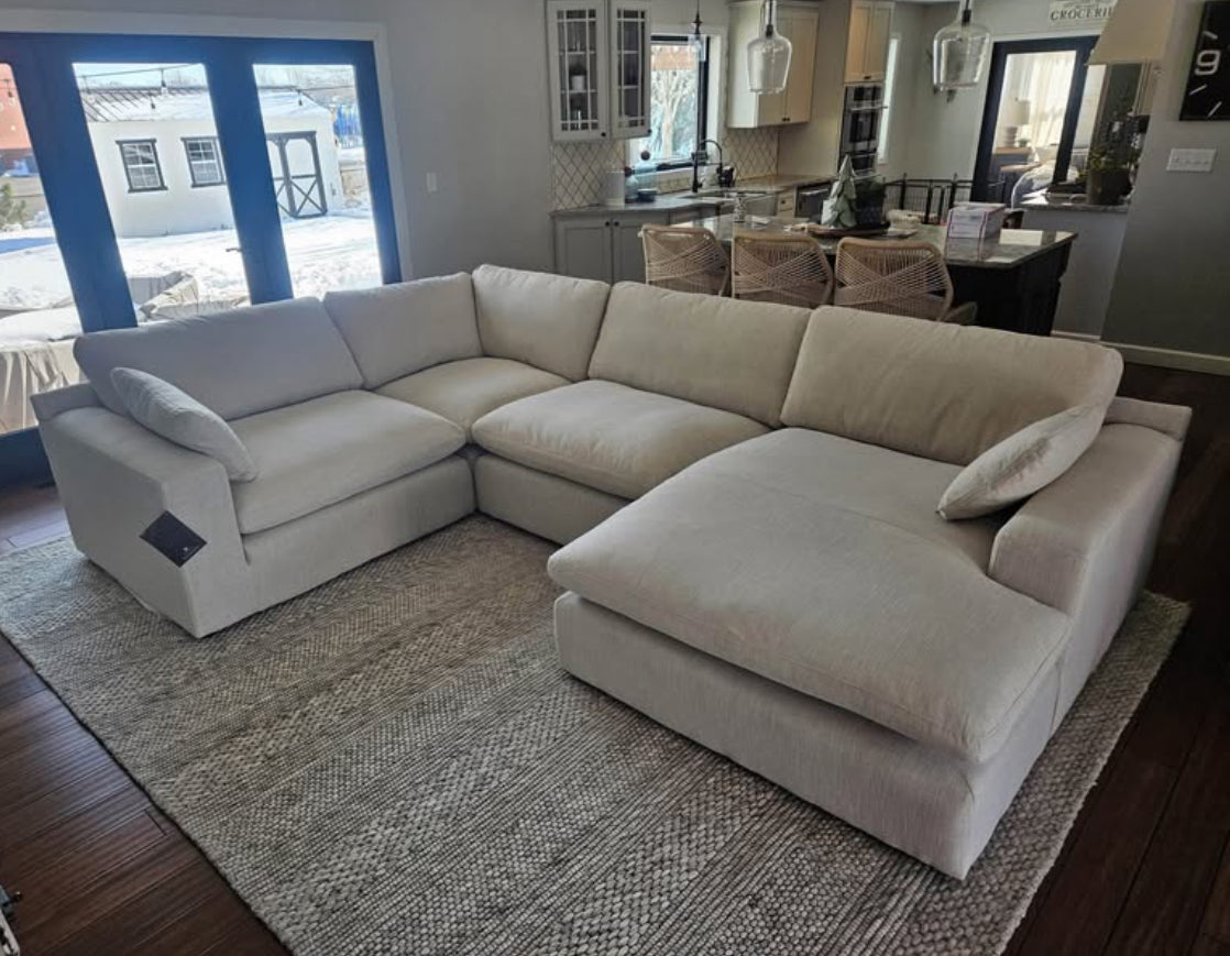 Elyza 4-5 Piece Sectional (Customizable)